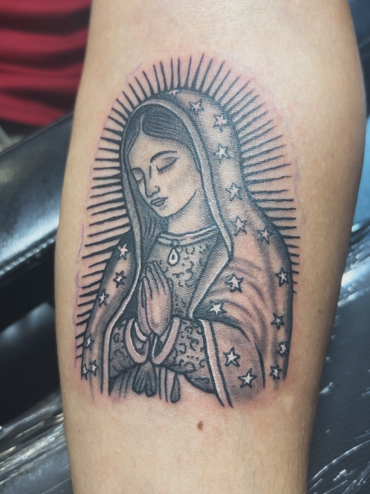 Tattoo by @tattoohaven_fxbg_va โ black_and_grey