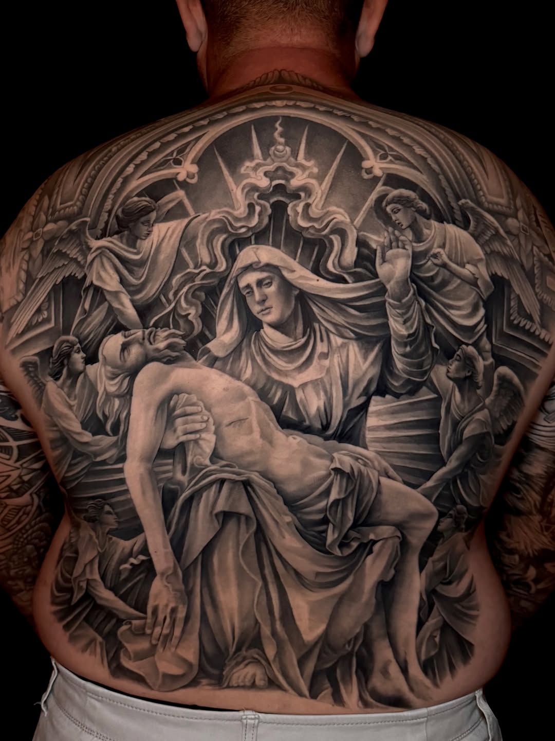 Tattoo by @carnerotattooartist — realism, black_and_grey