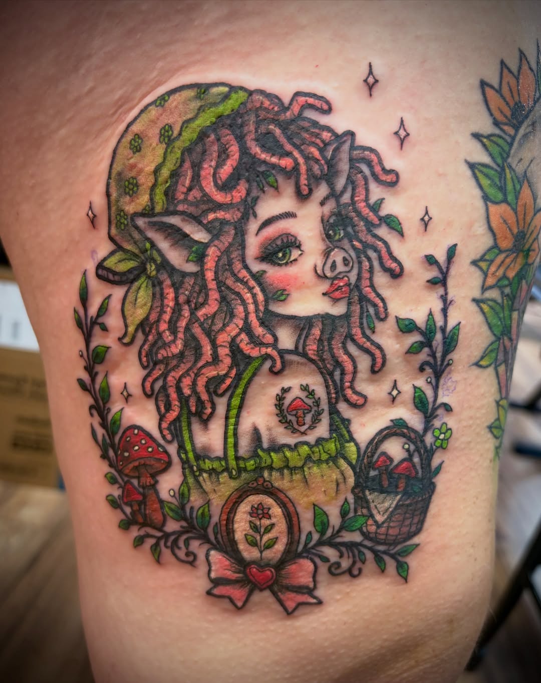 Tattoo by @reidiculous_tattoos — american_traditional, illustrative