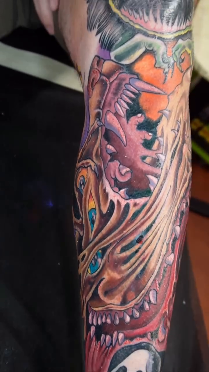 Tattoo by @badfellow — japanese_irezumi, dark_realism