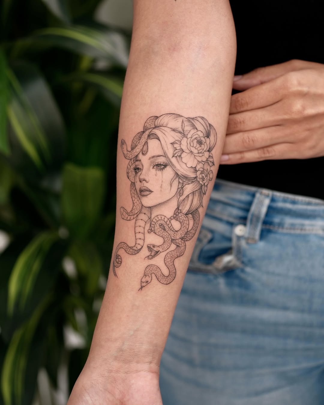 Tattoo by @tats_nina — black_and_grey, realism