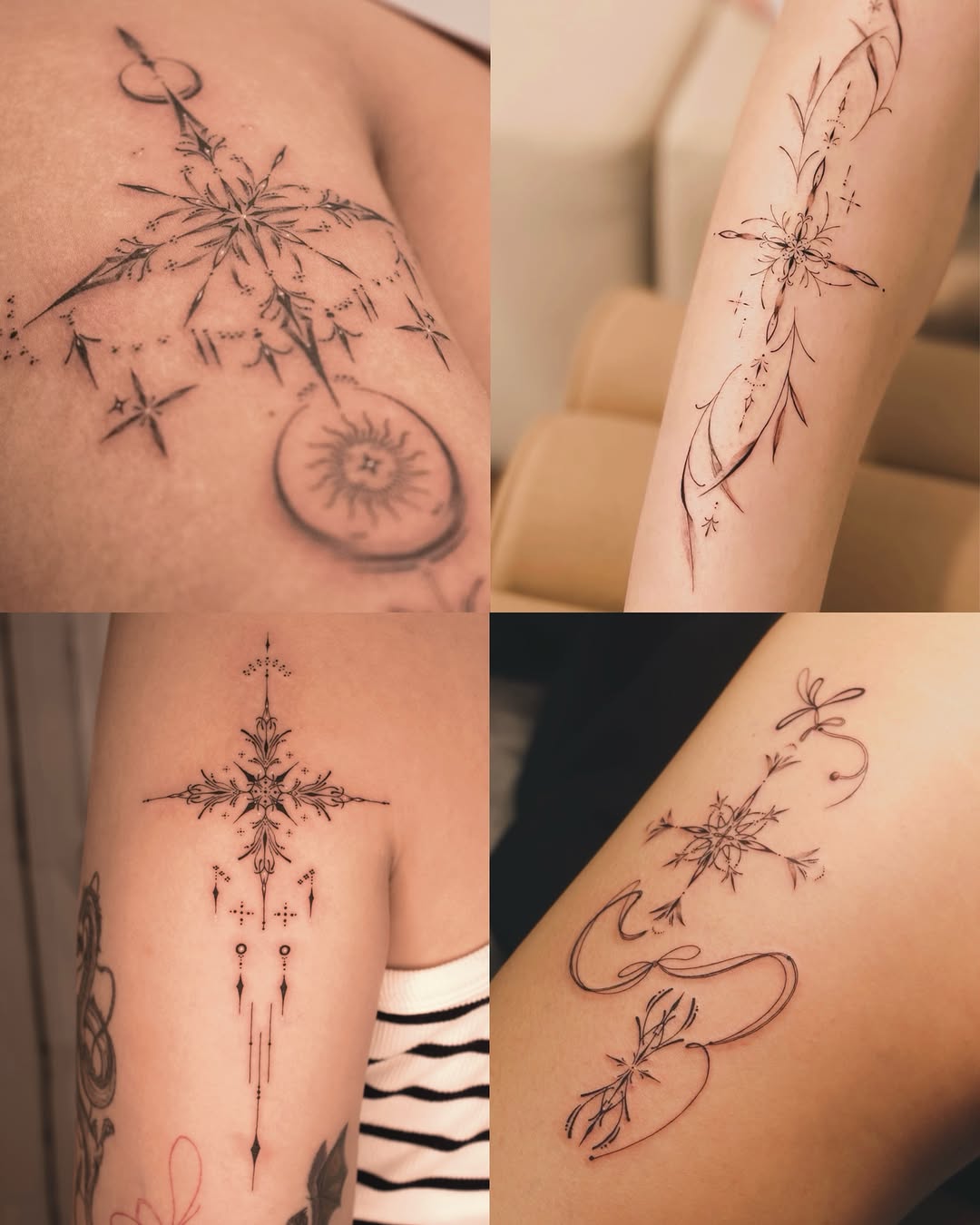 Tattoo by @sil_ornament — fine_line, minimalist
