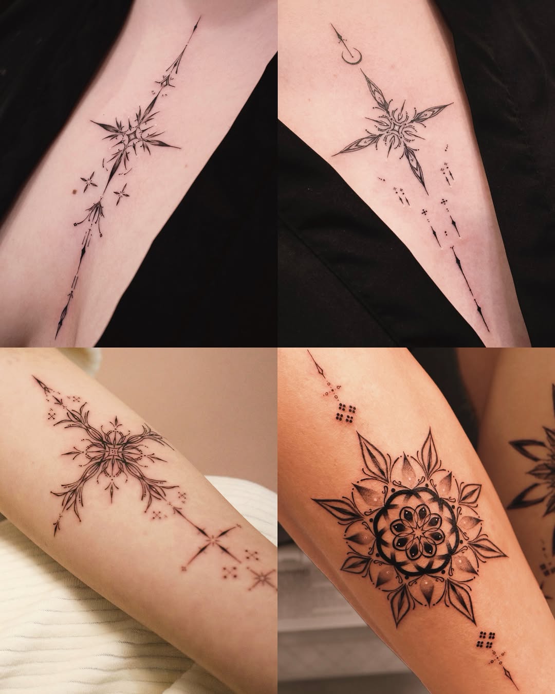 Tattoo by @sil_ornament — fine_line, geometric