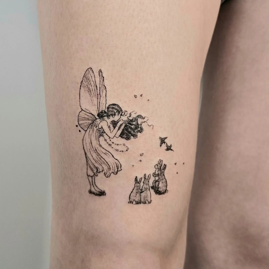 Tattoo by @tattt_moisu β fine_line, illustrative