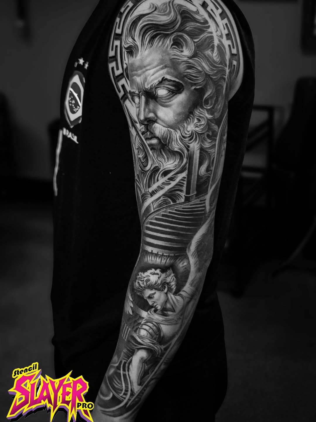 Tattoo by @ibanez773 — realism, black_and_grey