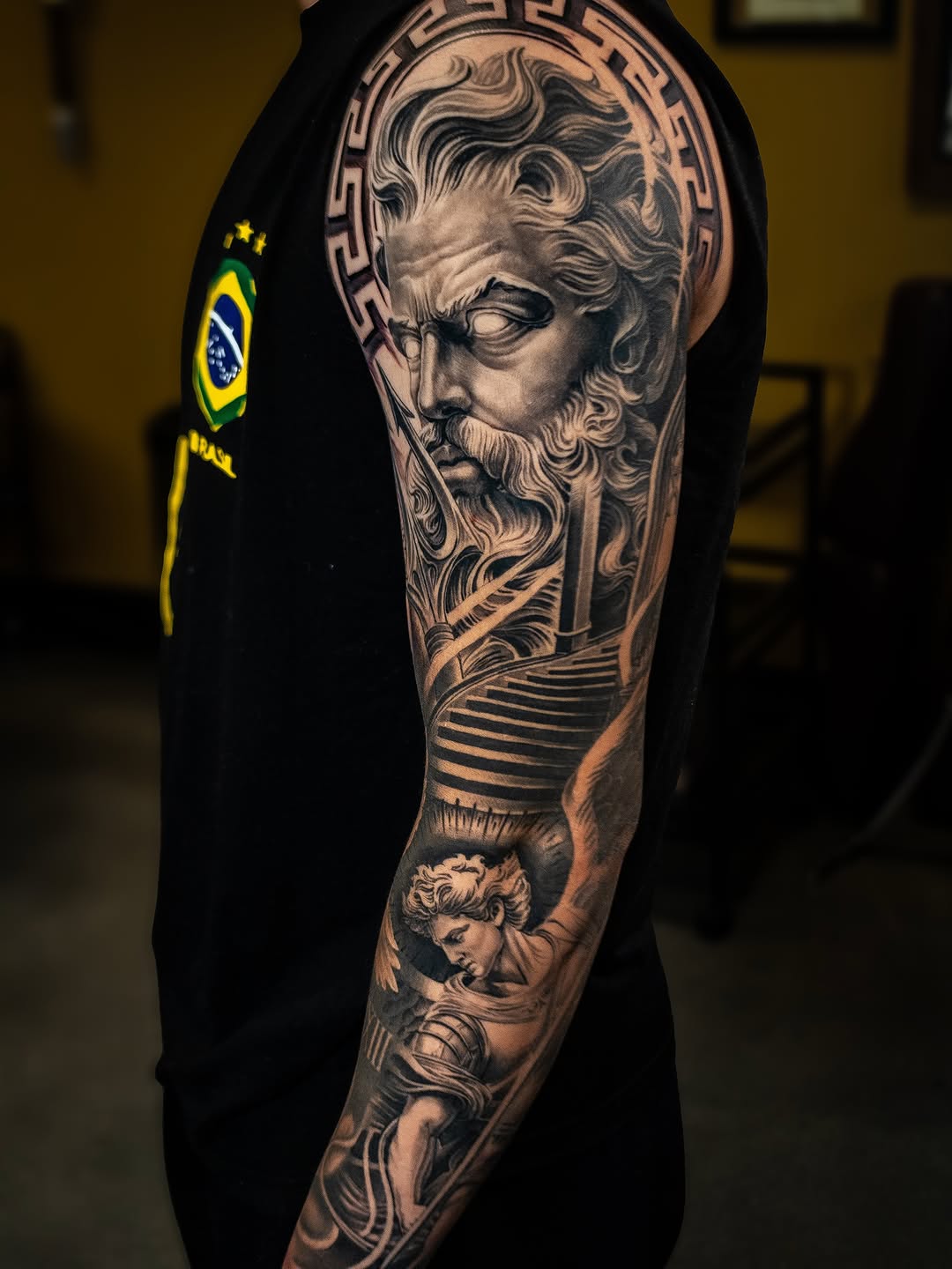 Tattoo by @ibanez773 — realism, black_and_grey