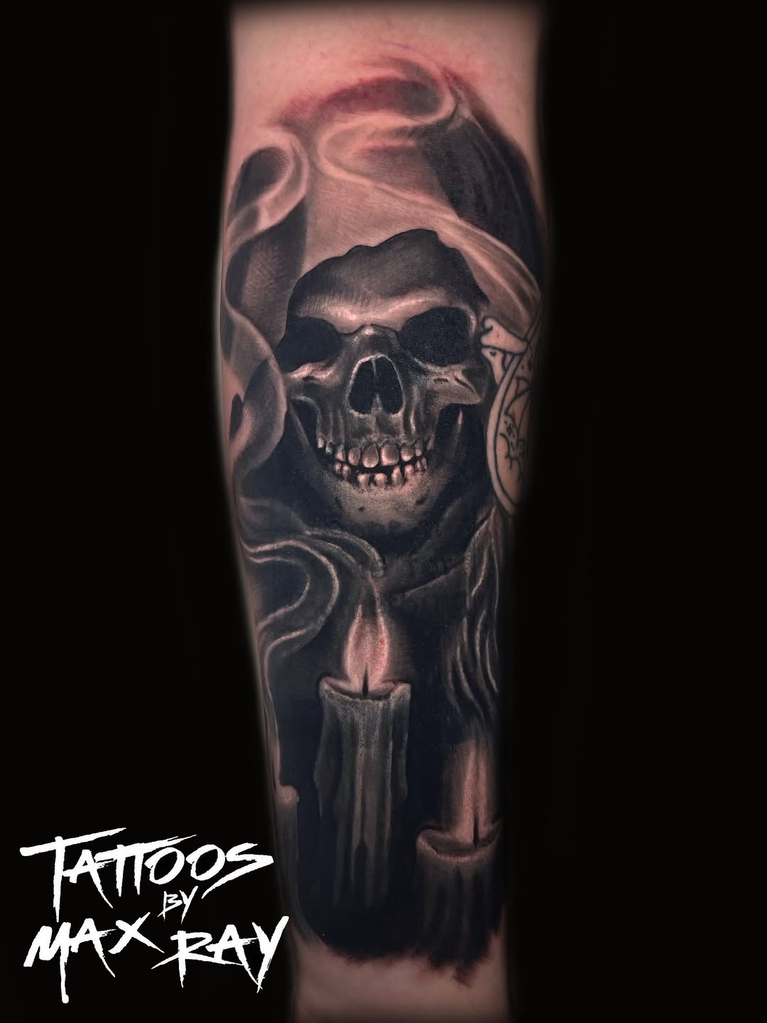 Tattoo by @maxraytattoos — realism, dark_realism