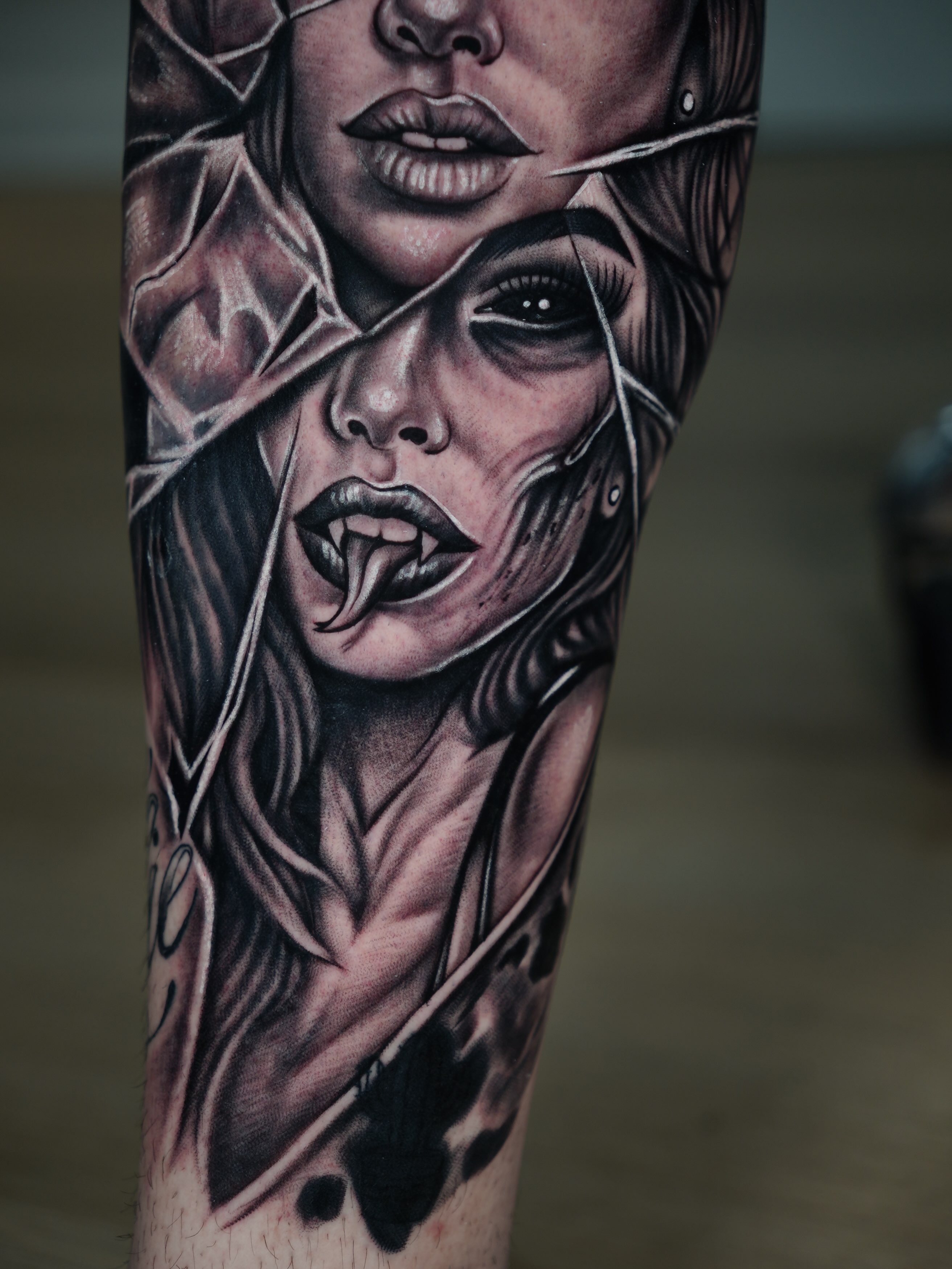 Tattoo by @gemmatattoooficiall — realism, dark_realism