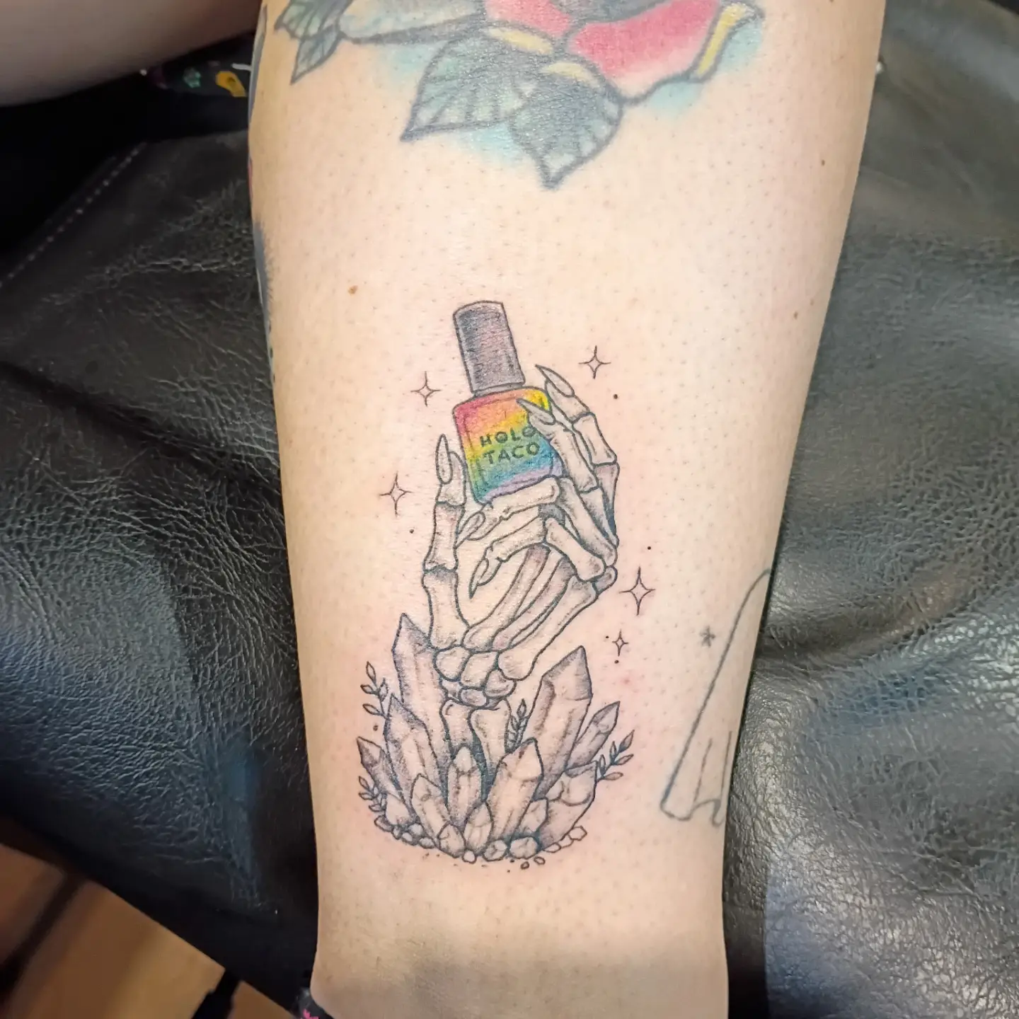 Tattoo by @mamabirdstattoos.piercings — dotwork