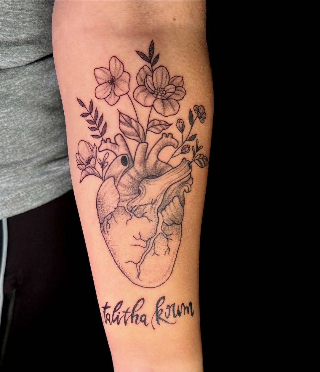 Tattoo by @miabarbatattoo โ dotwork, black_and_grey