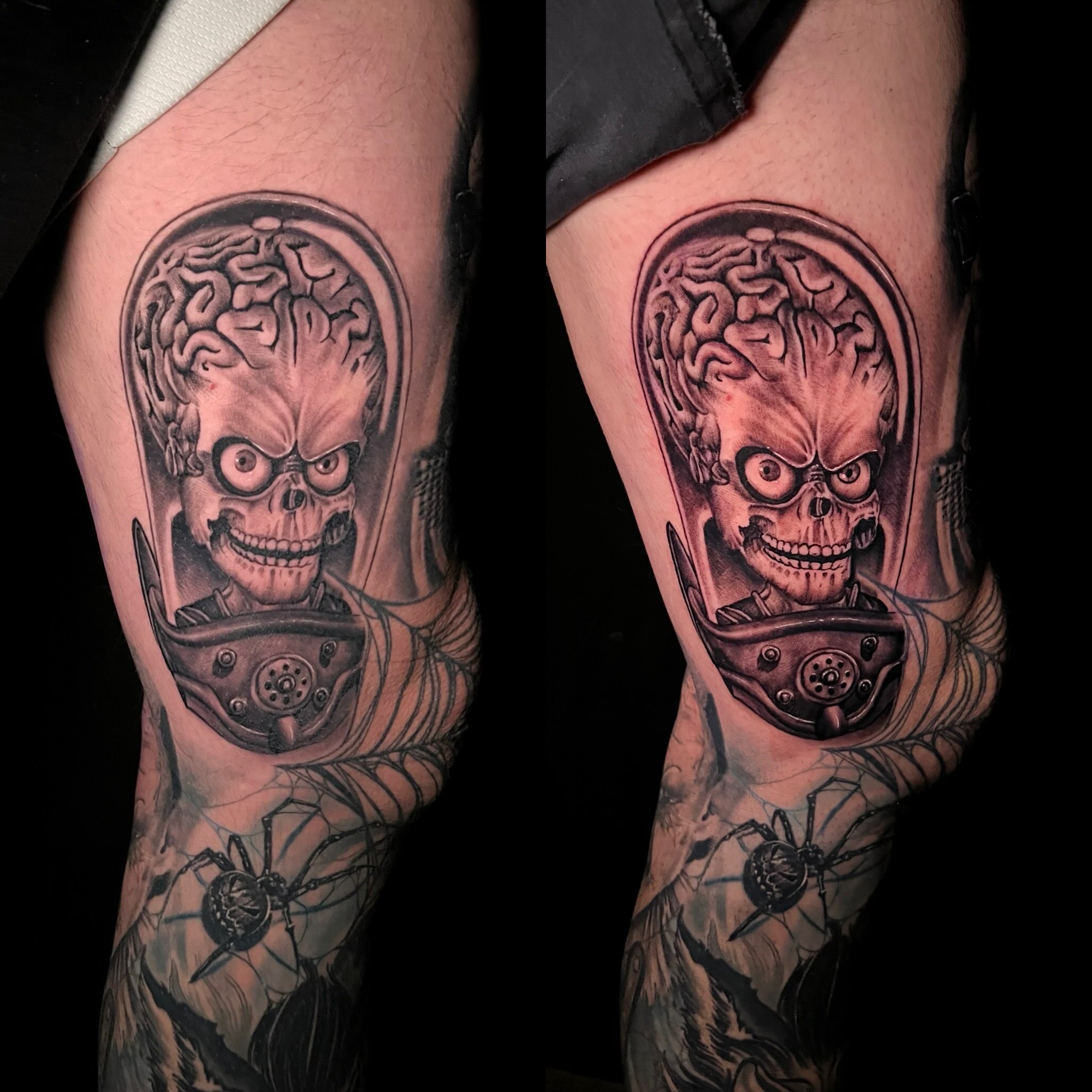 Tattoo by @inkbymason — black_and_grey, realism