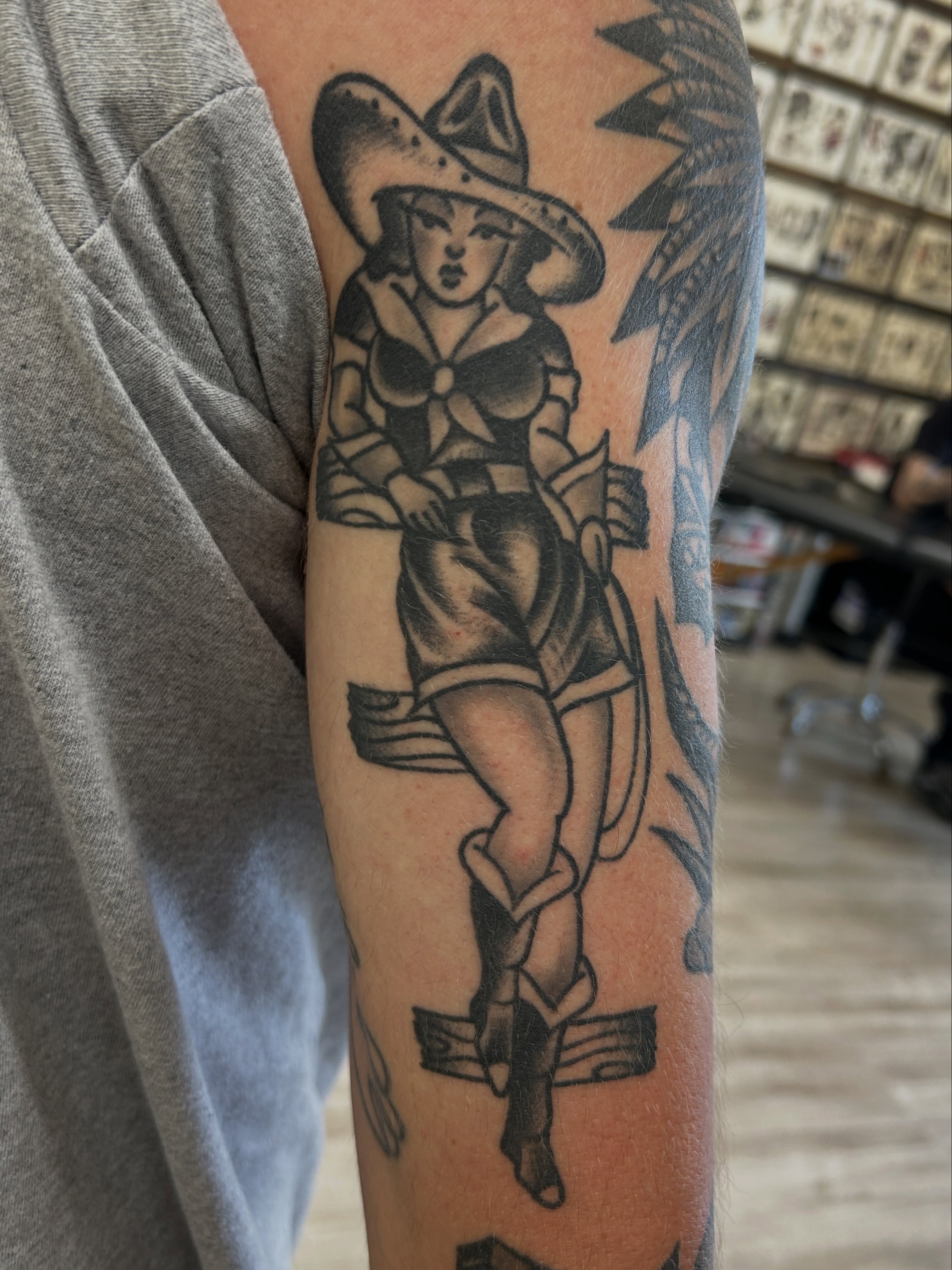 Tattoo by @ericcaudilltattoo — american_traditional