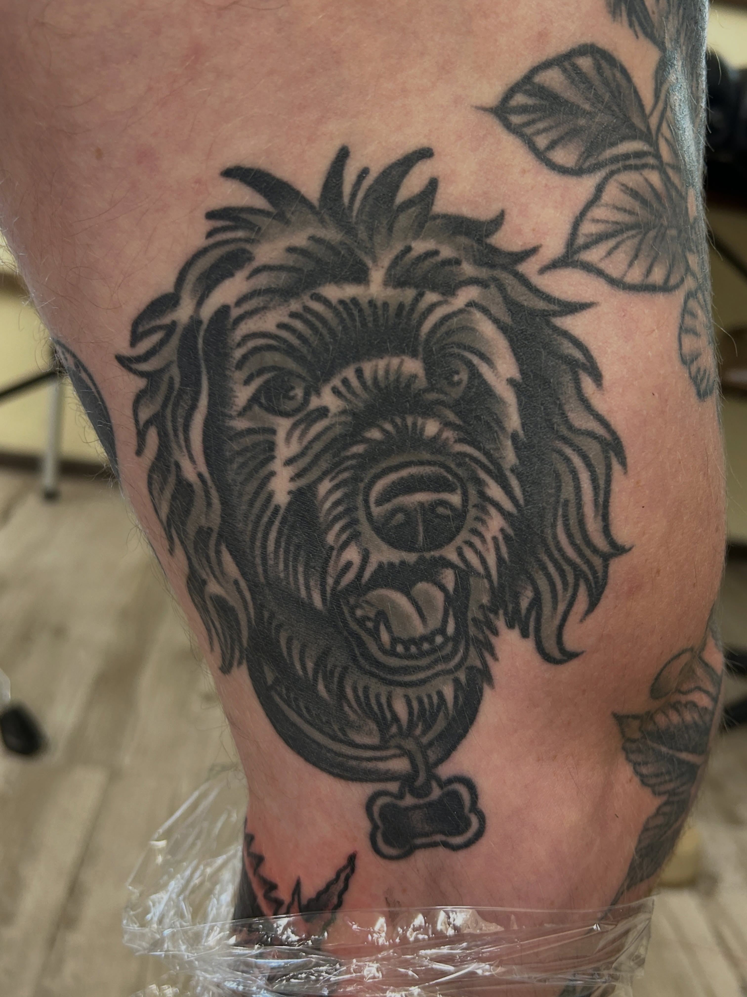 Tattoo by @ericcaudilltattoo — black_and_grey