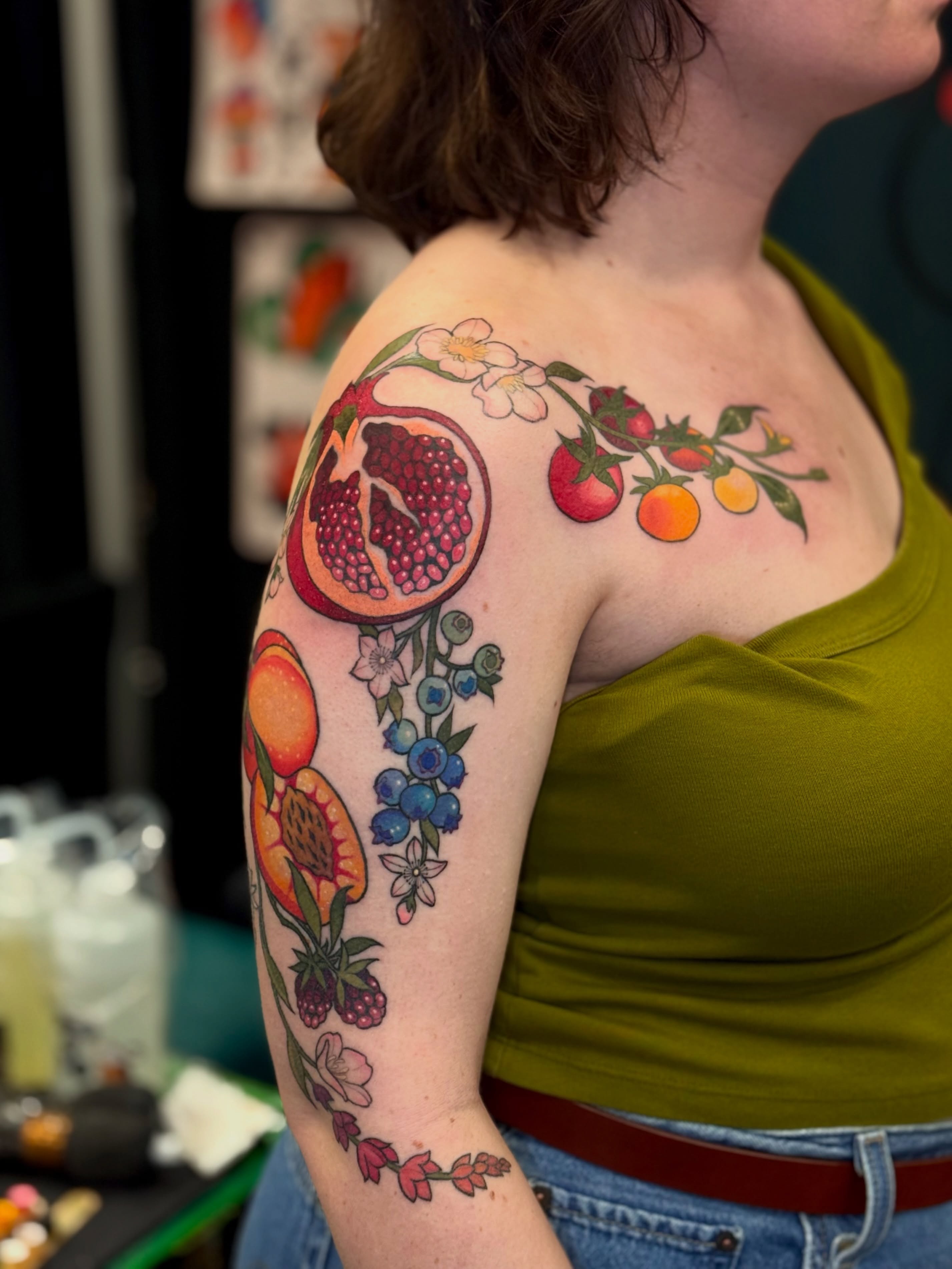 Tattoo by @livingsticker β realism, dotwork