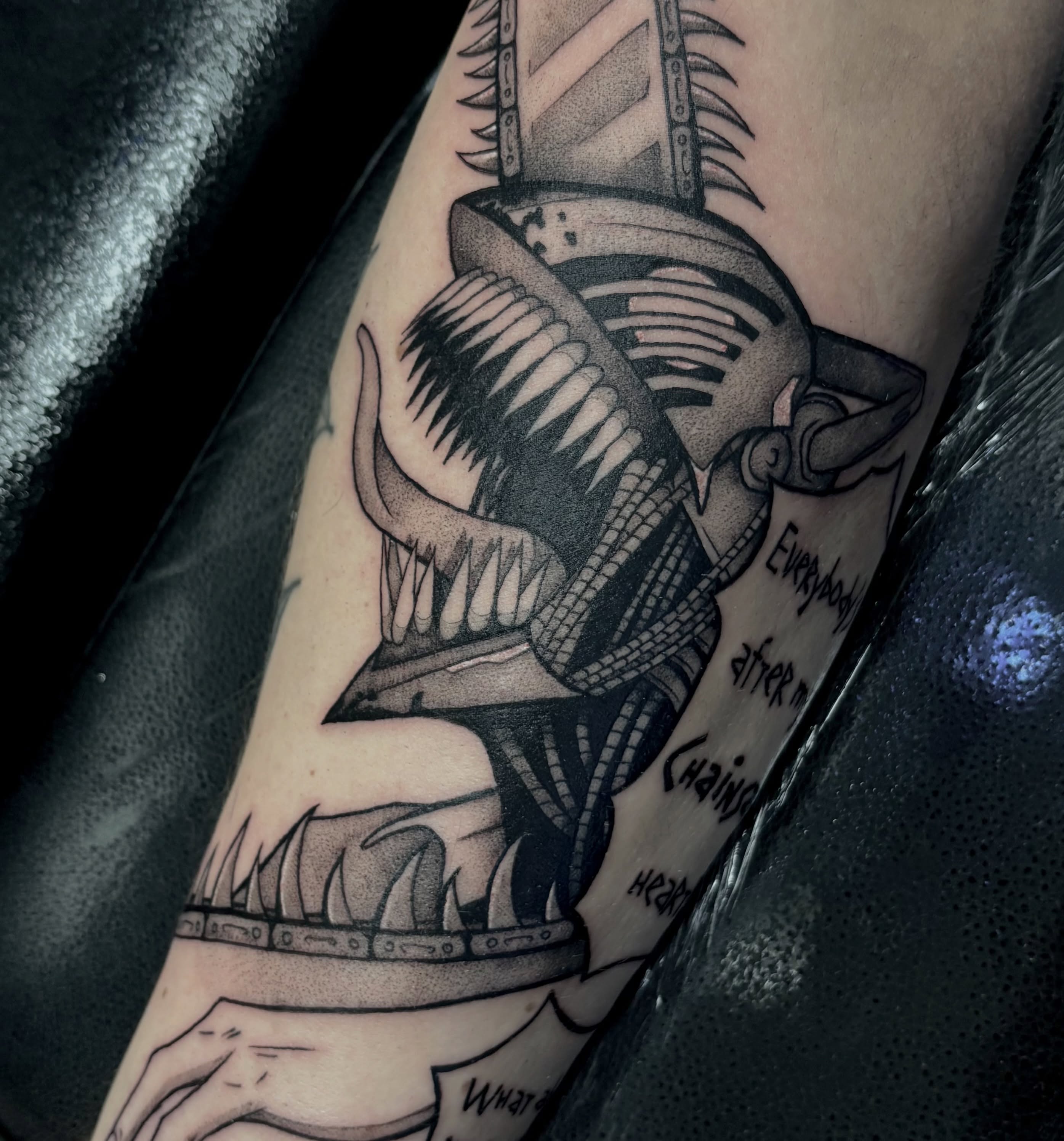 Tattoo by @1nkzilla — black_and_grey