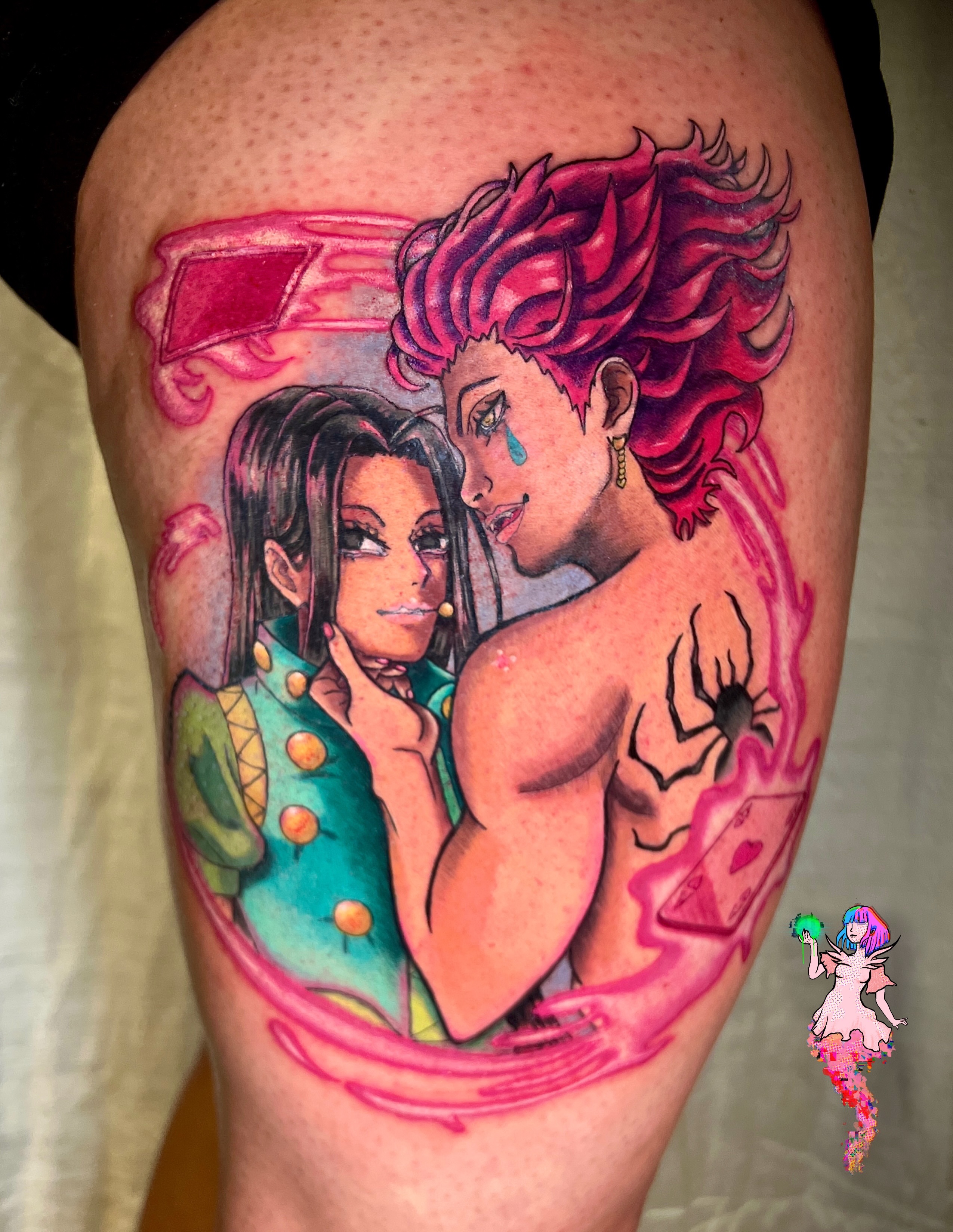 Tattoo by @aguaviva.tattoos — anime