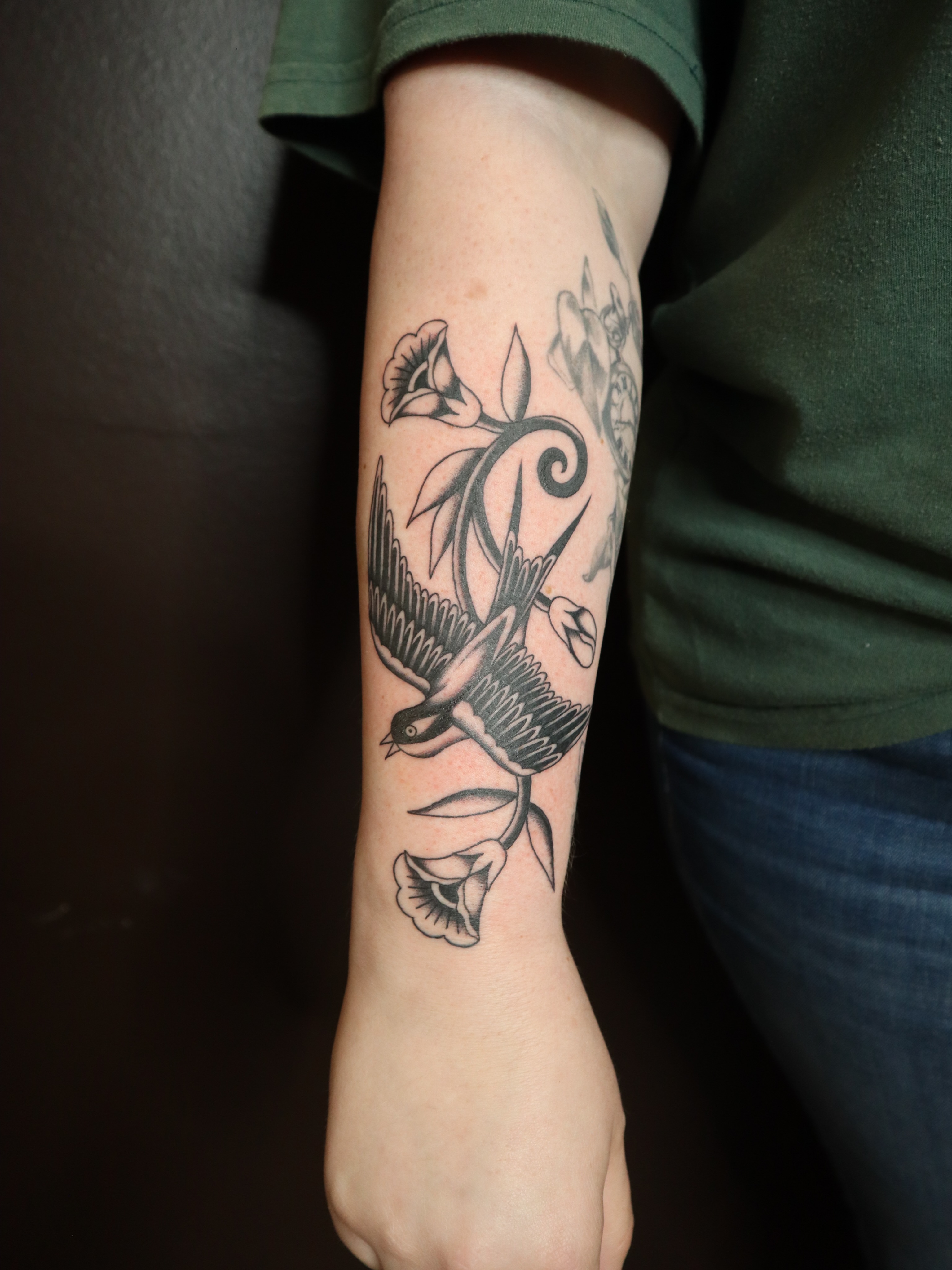 Tattoo by @kreepy_kate — black_and_grey
