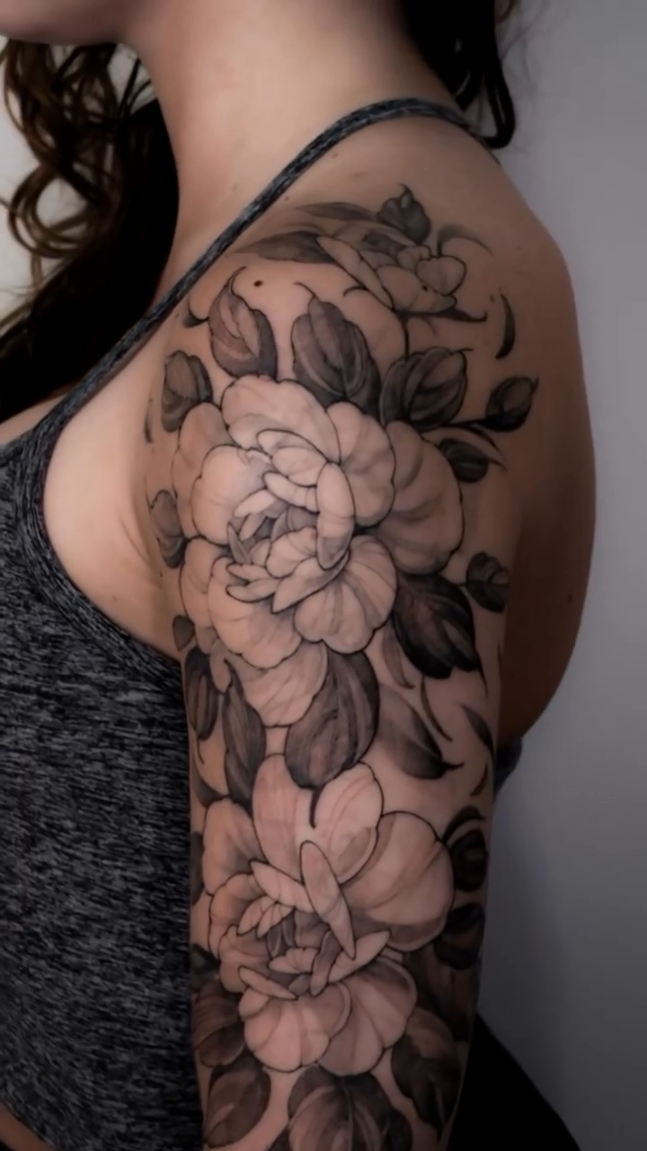 Tattoo by @zozutattoo — black_and_grey, realism