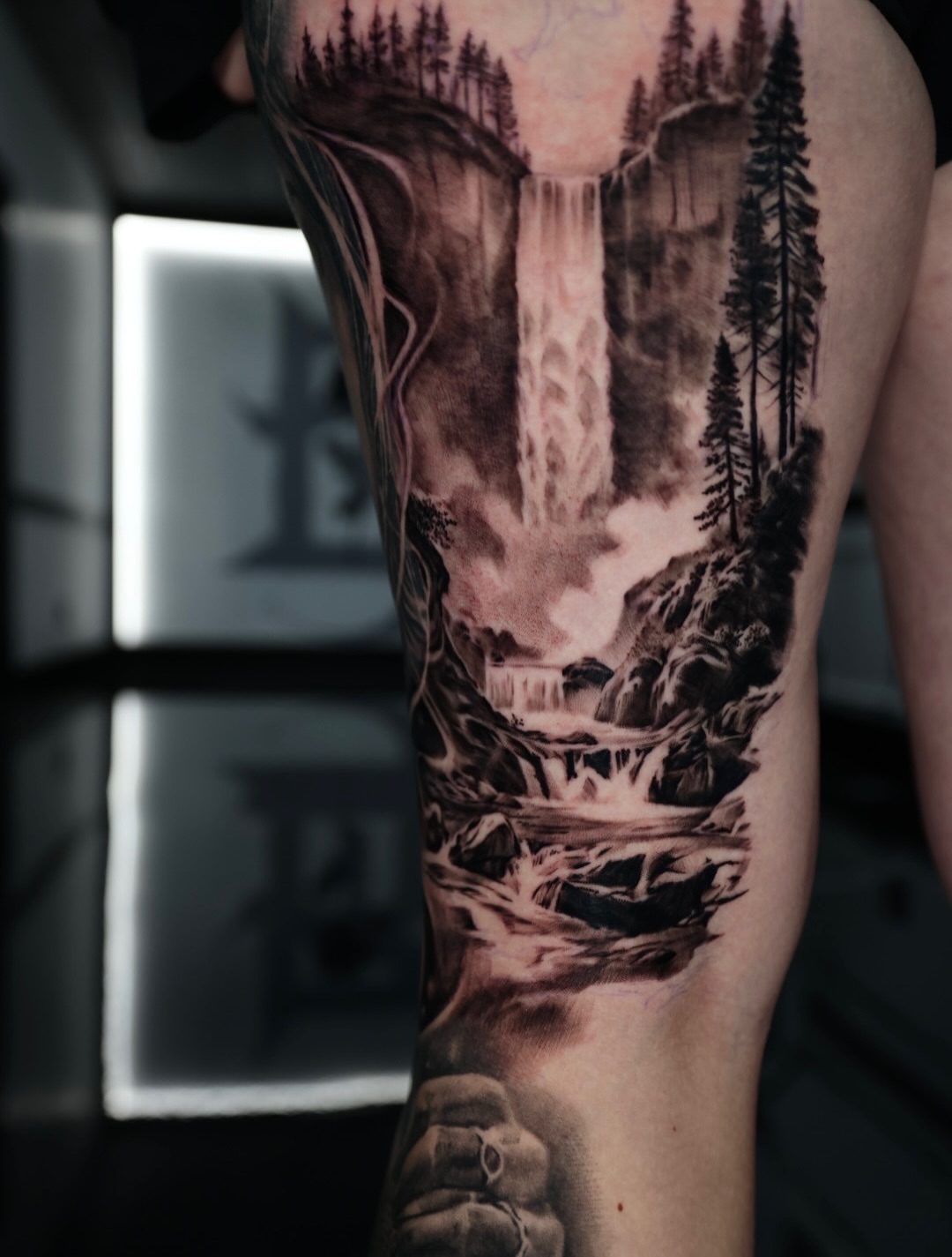 Tattoo by @matthewbrownartwork — realism, black_and_grey