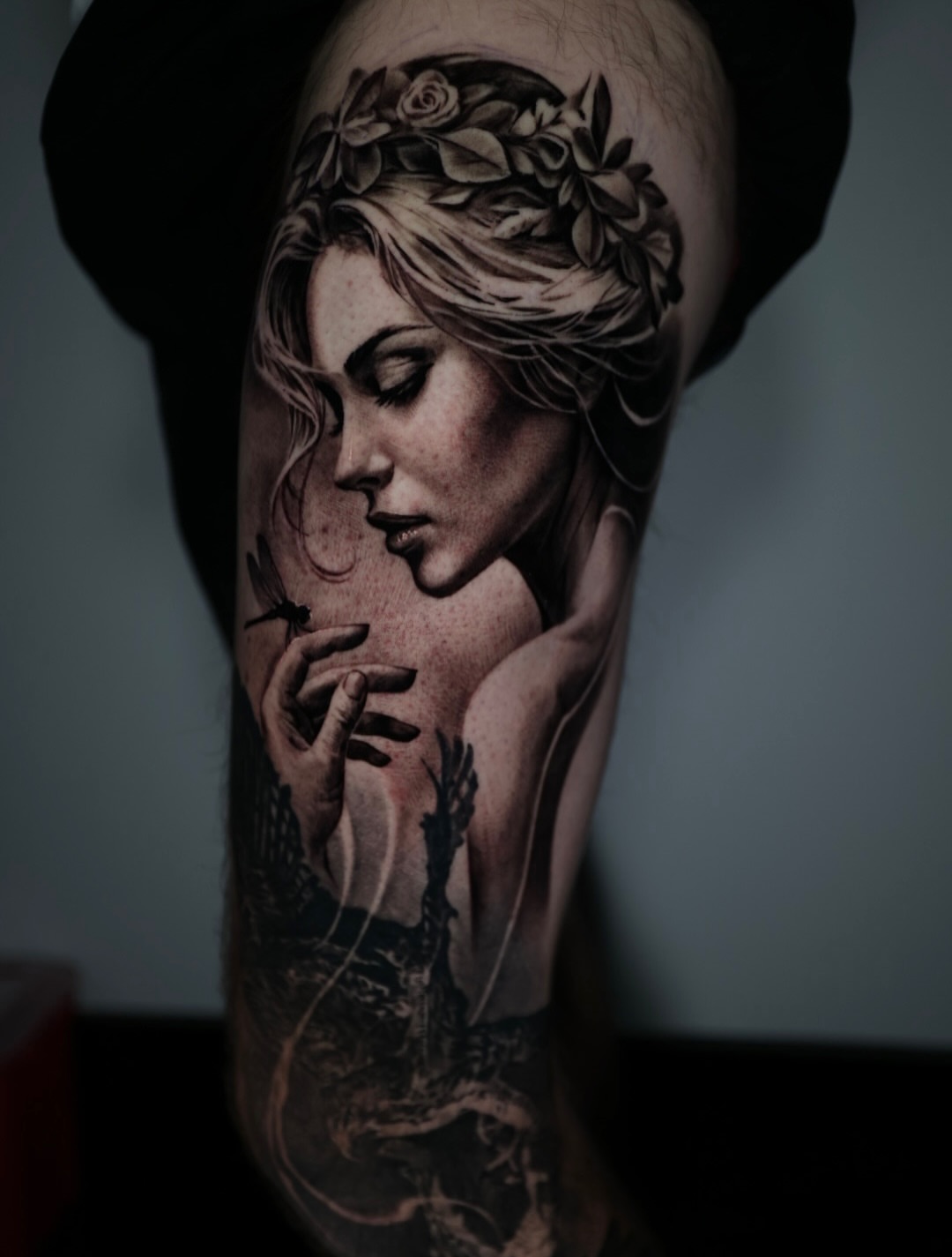 Tattoo by @matthewbrownartwork — realism, black_and_grey
