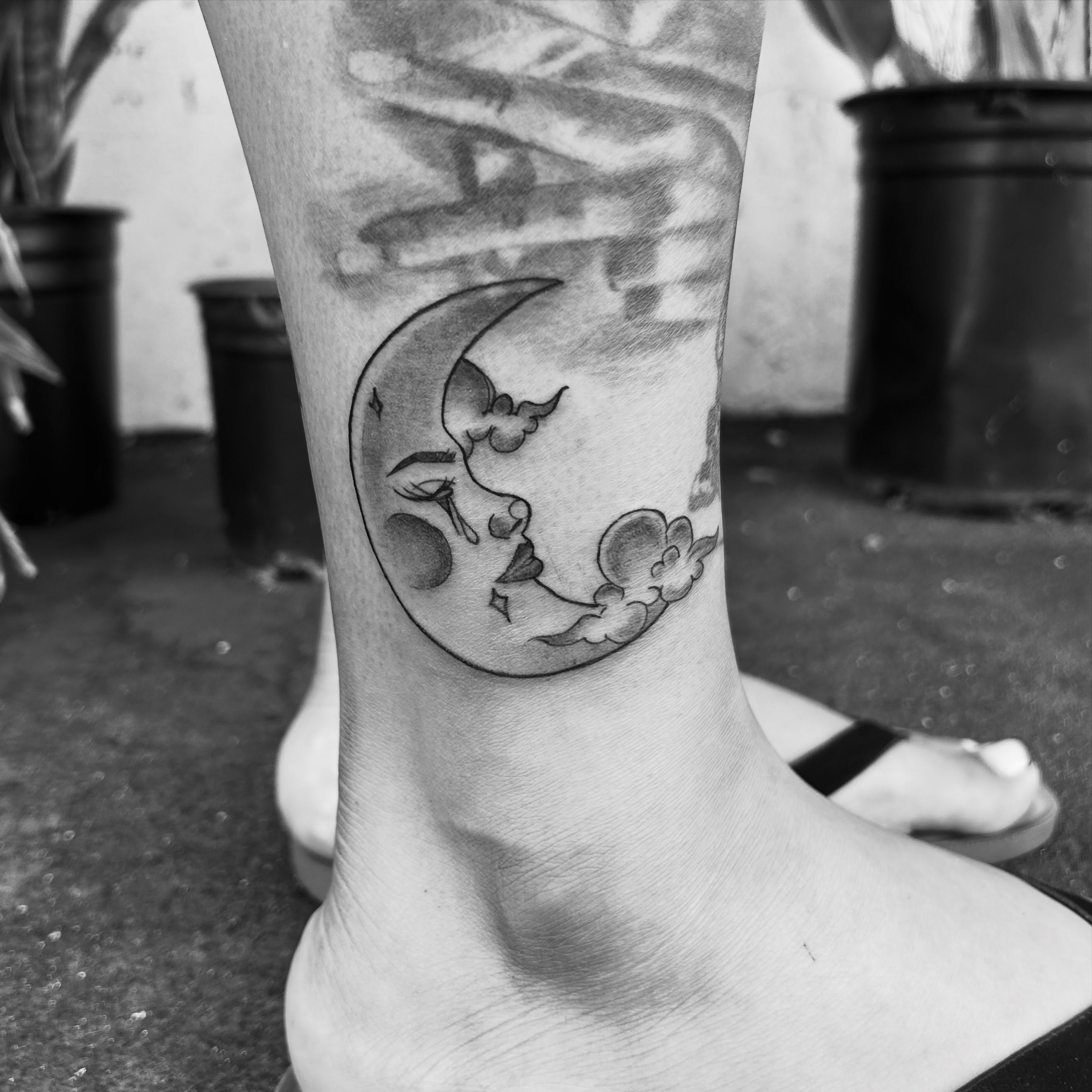 Tattoo by @birdytattoos_ — black_and_grey