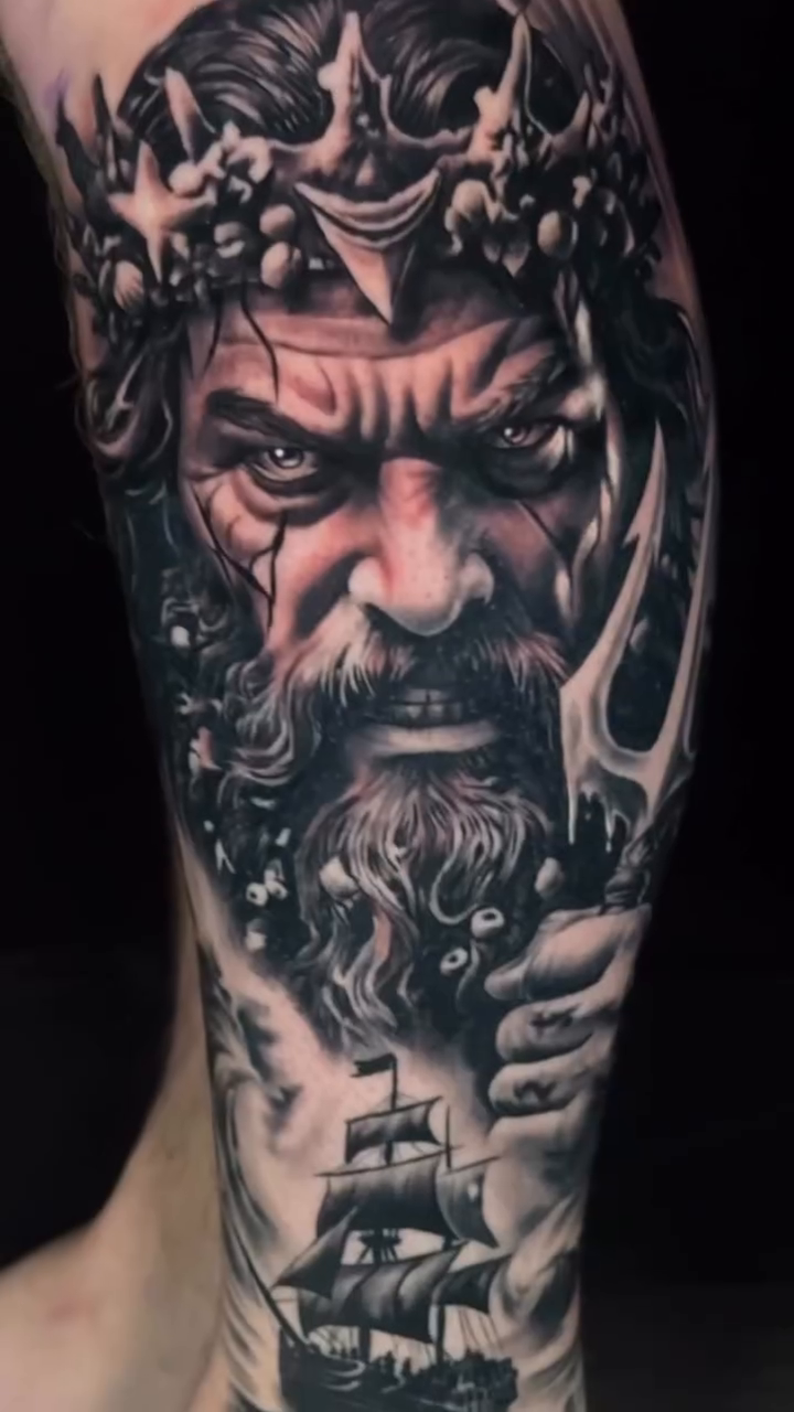 Tattoo by @arthurvolper — realism, black_and_grey