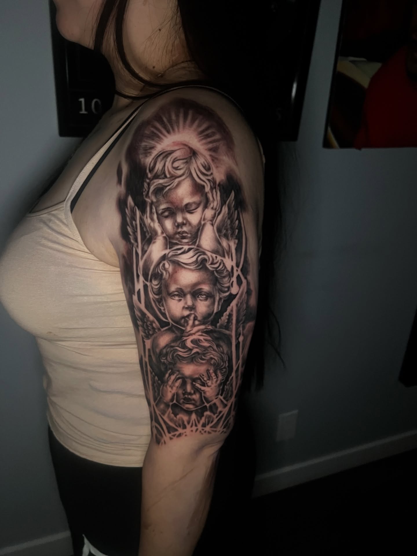 Tattoo by @juangdup — black_and_grey, realism