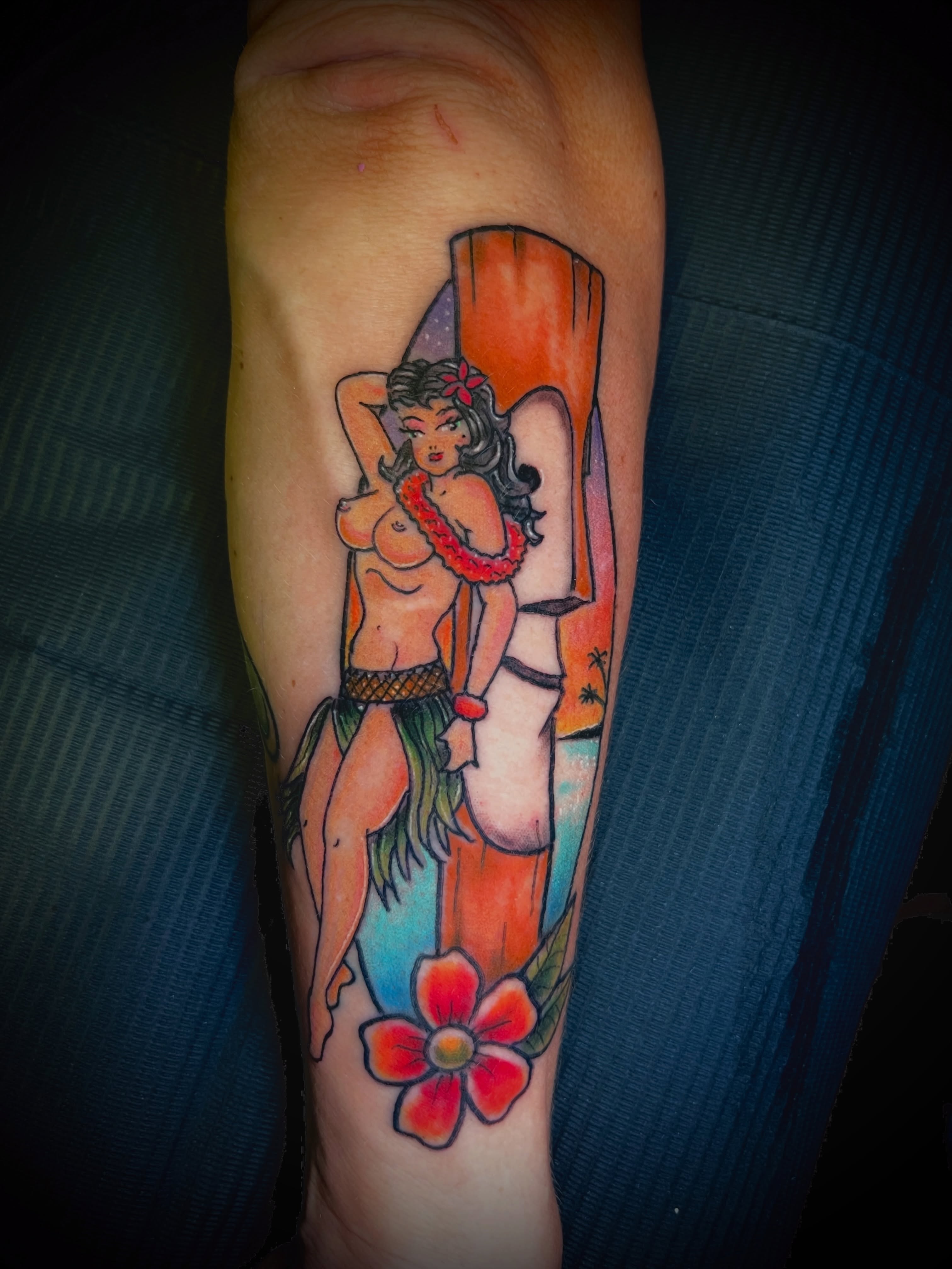 Tattoo by @tahitigil — american_traditional