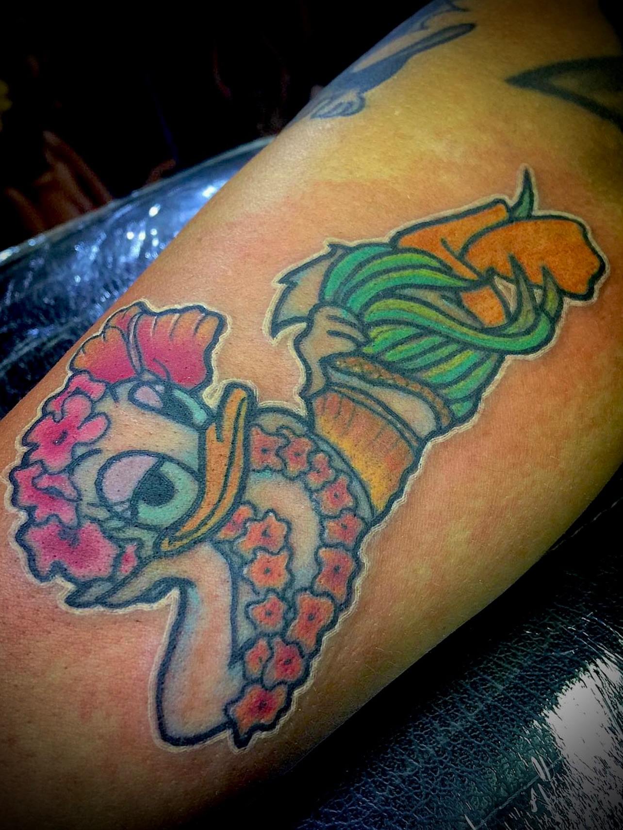 Tattoo by @tahitigil — american_traditional