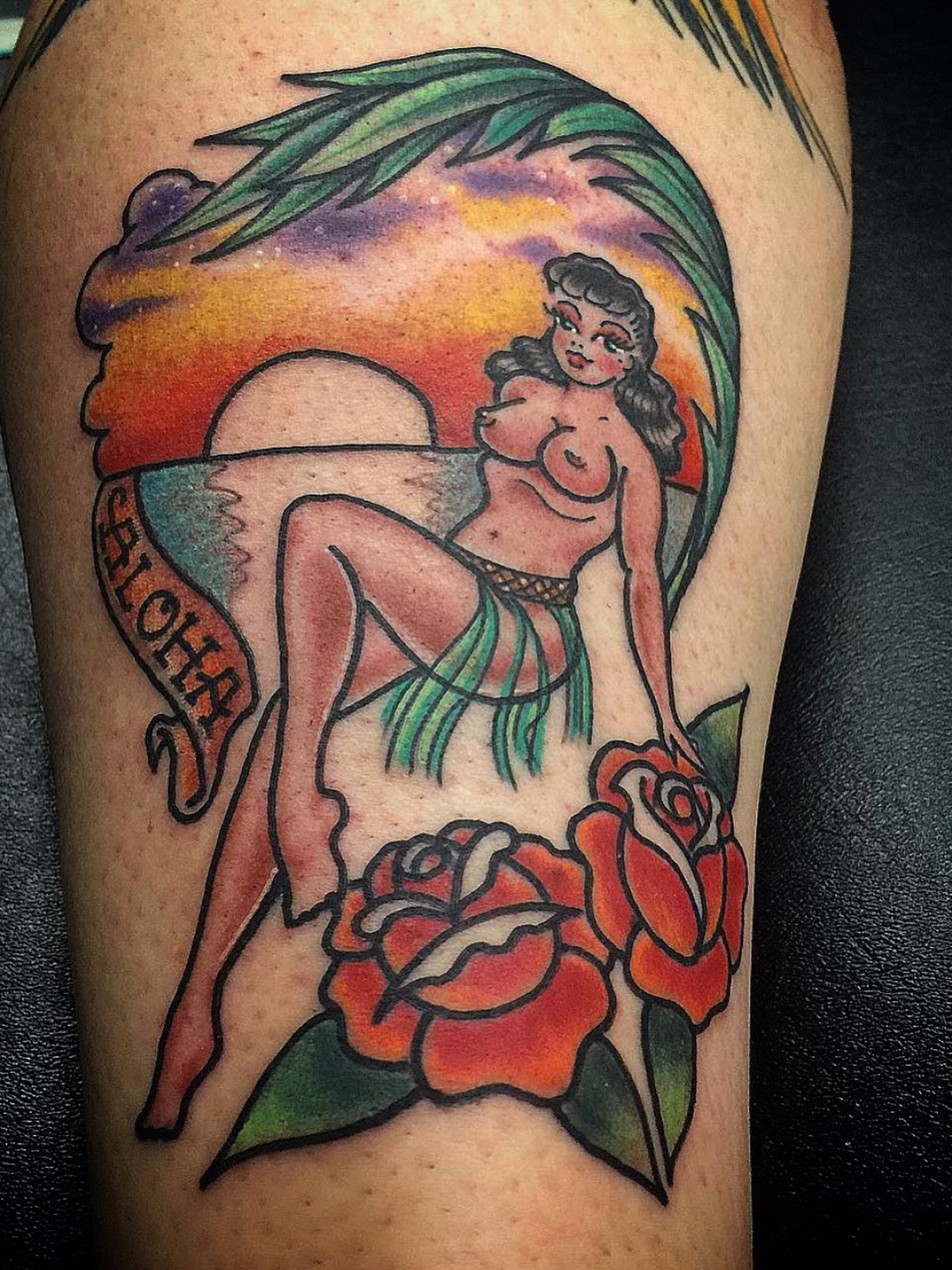 Tattoo by @tahitigil — american_traditional