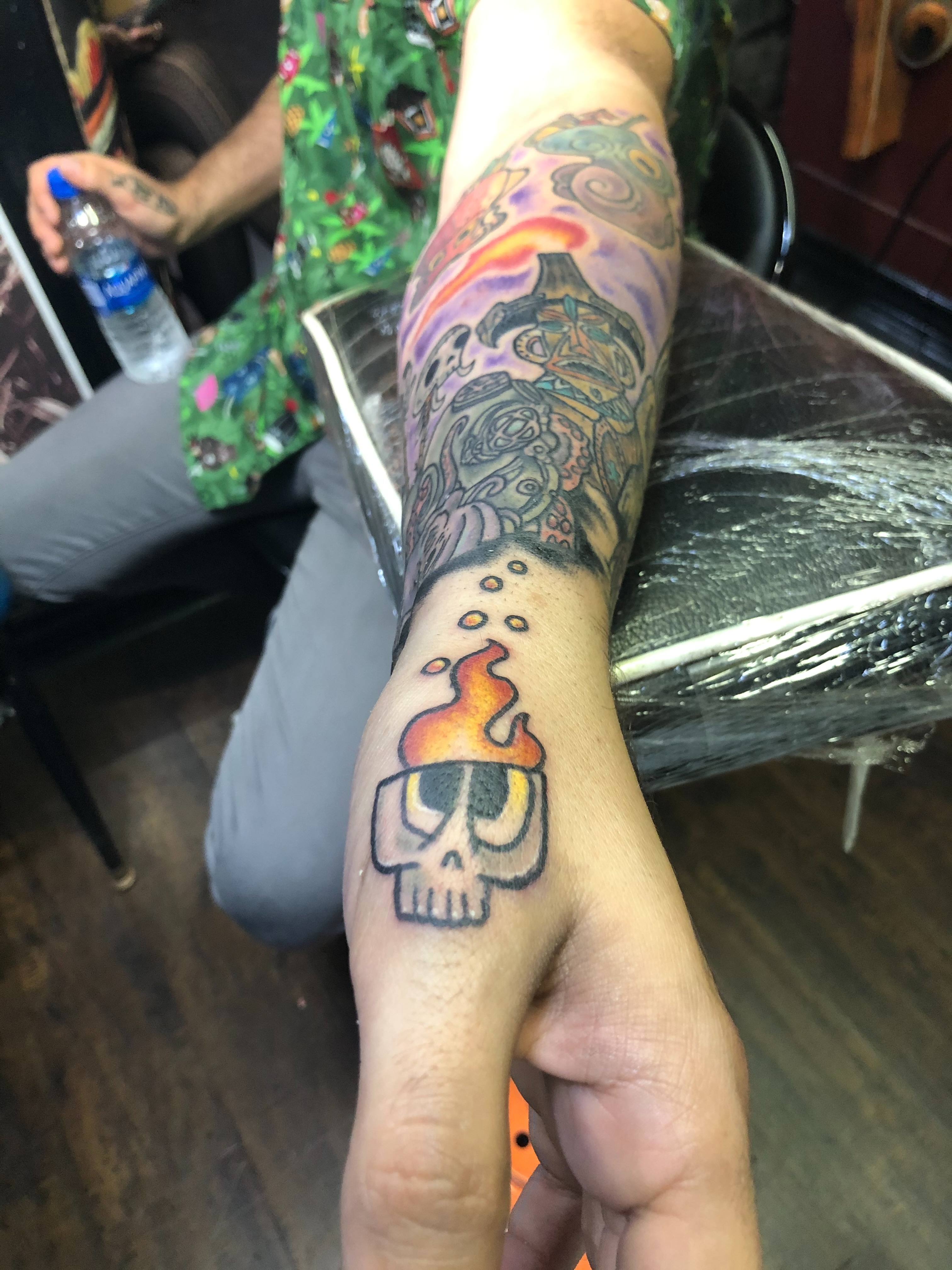 Tattoo by @tahitigil — dotwork