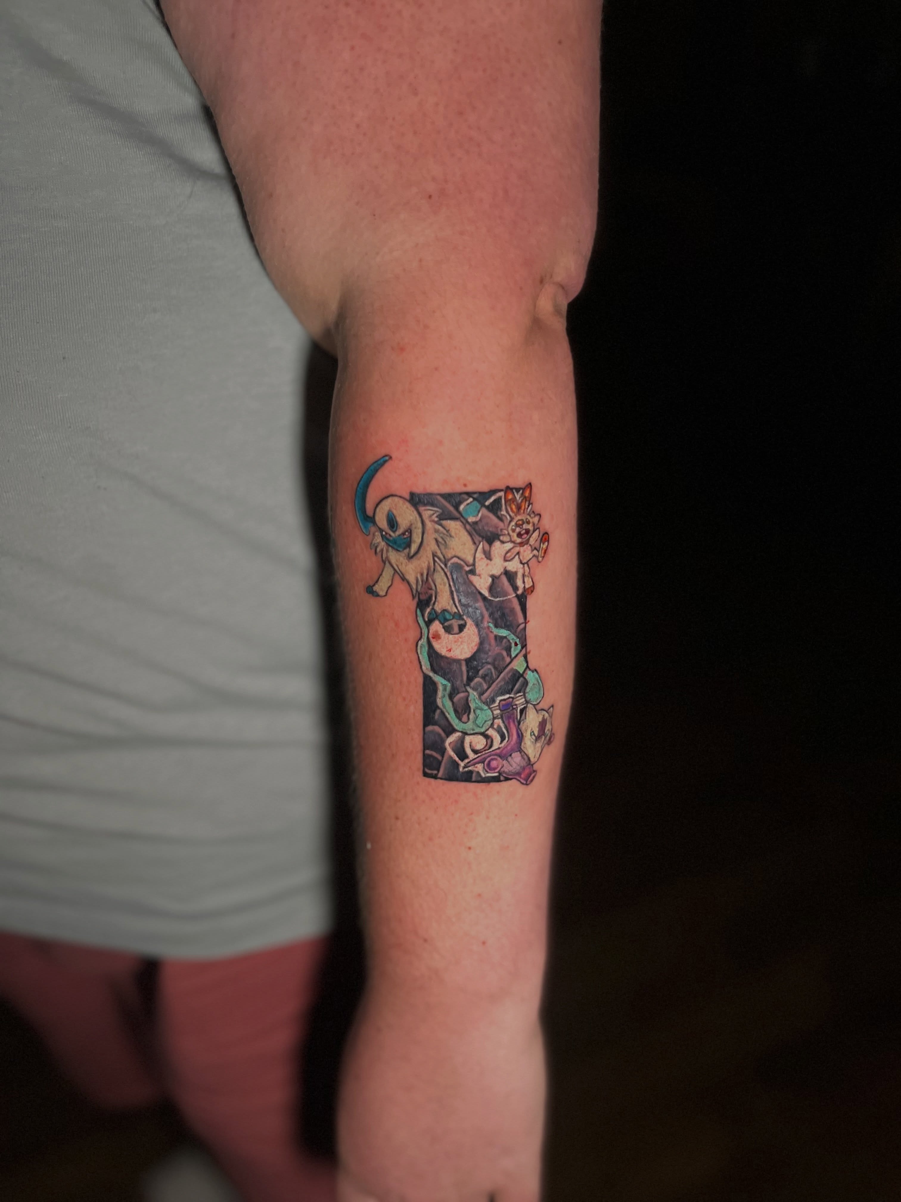 Tattoo by @ktronink — anime