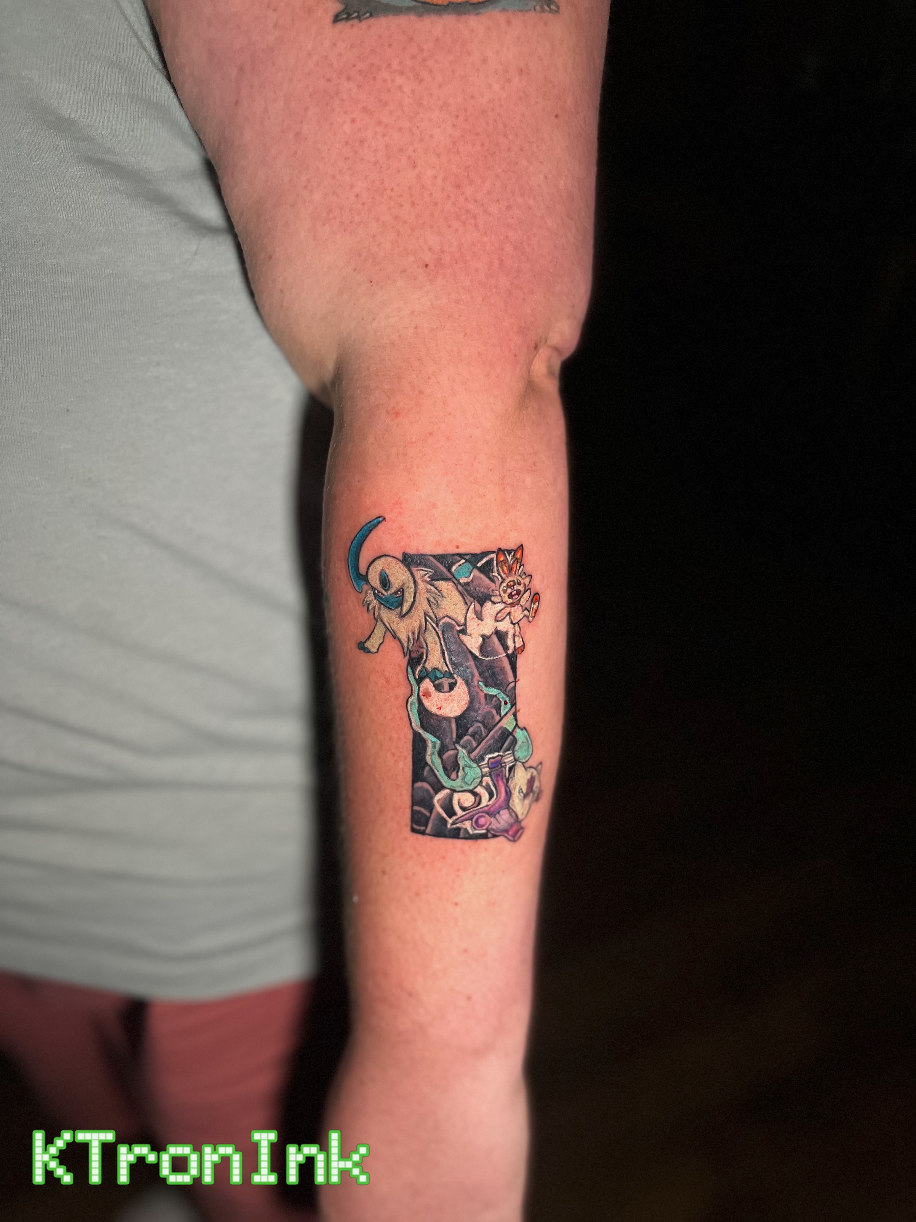 Tattoo by @ktronink — new_school, dotwork