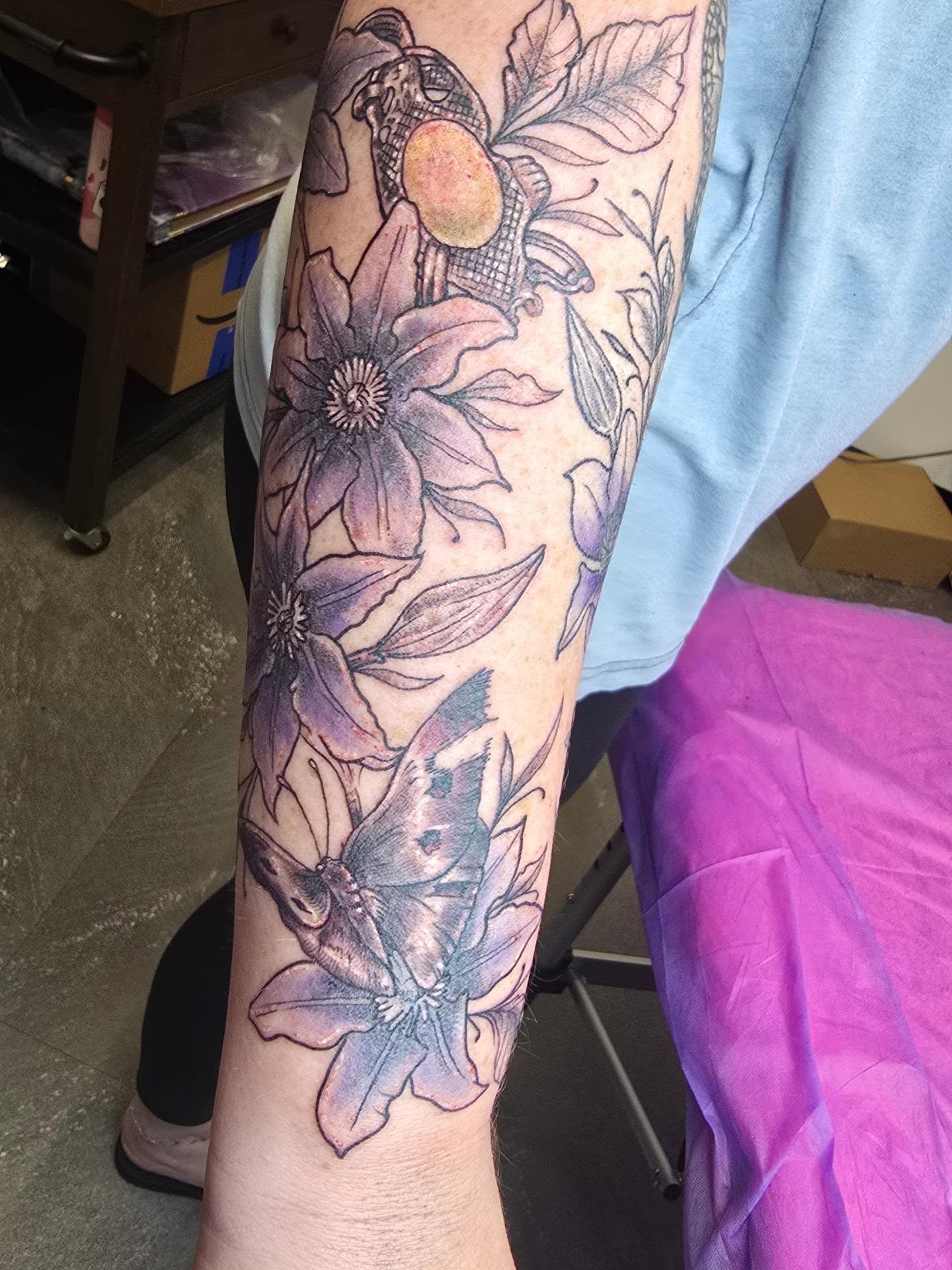 Tattoo by @foxkidstattoos — new_school, watercolor