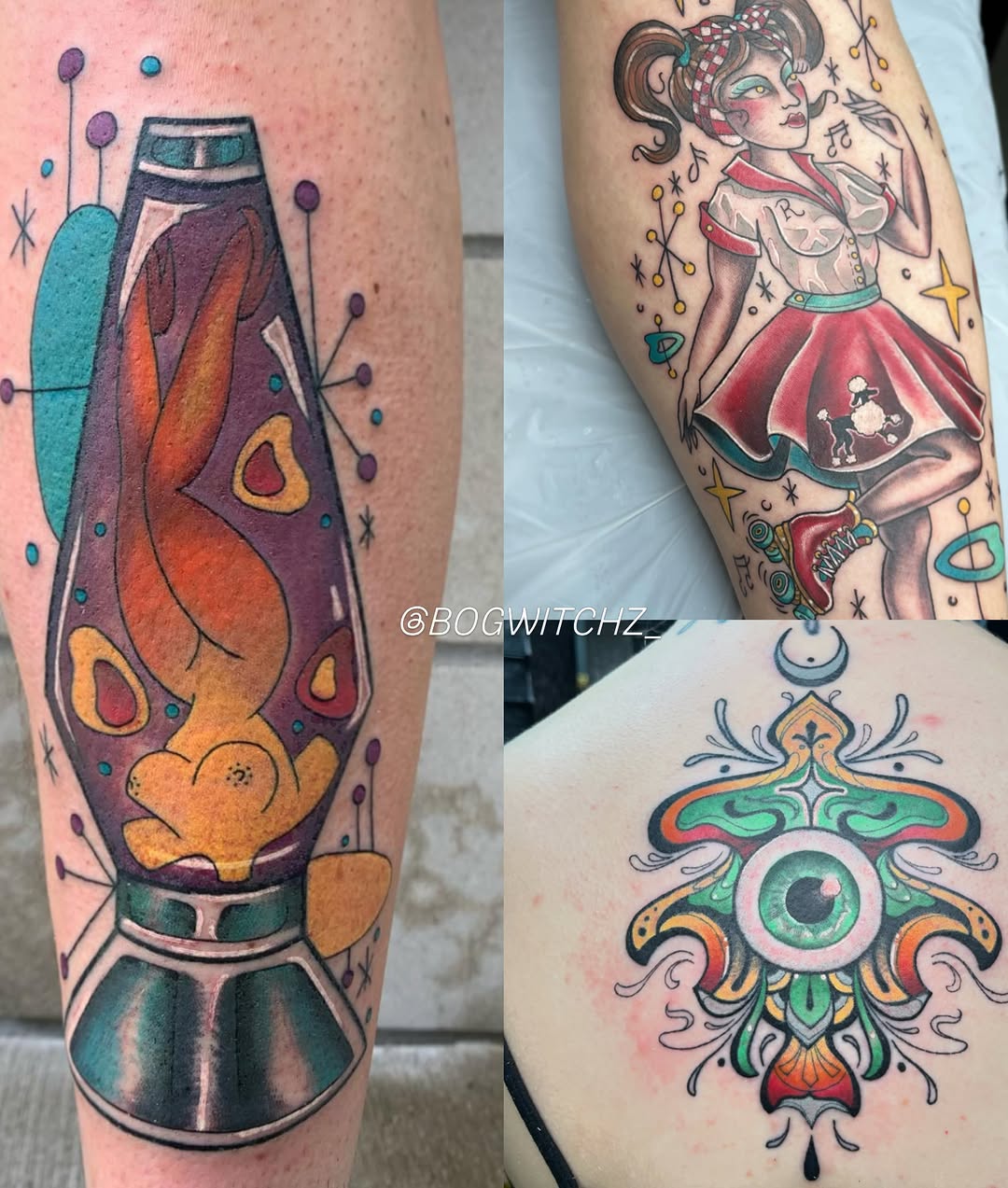 Lamp with flame American traditional tattoo on the forearm by Michigan Tattoo Artist - Nadia Garver, Clinton Township, Michigan
