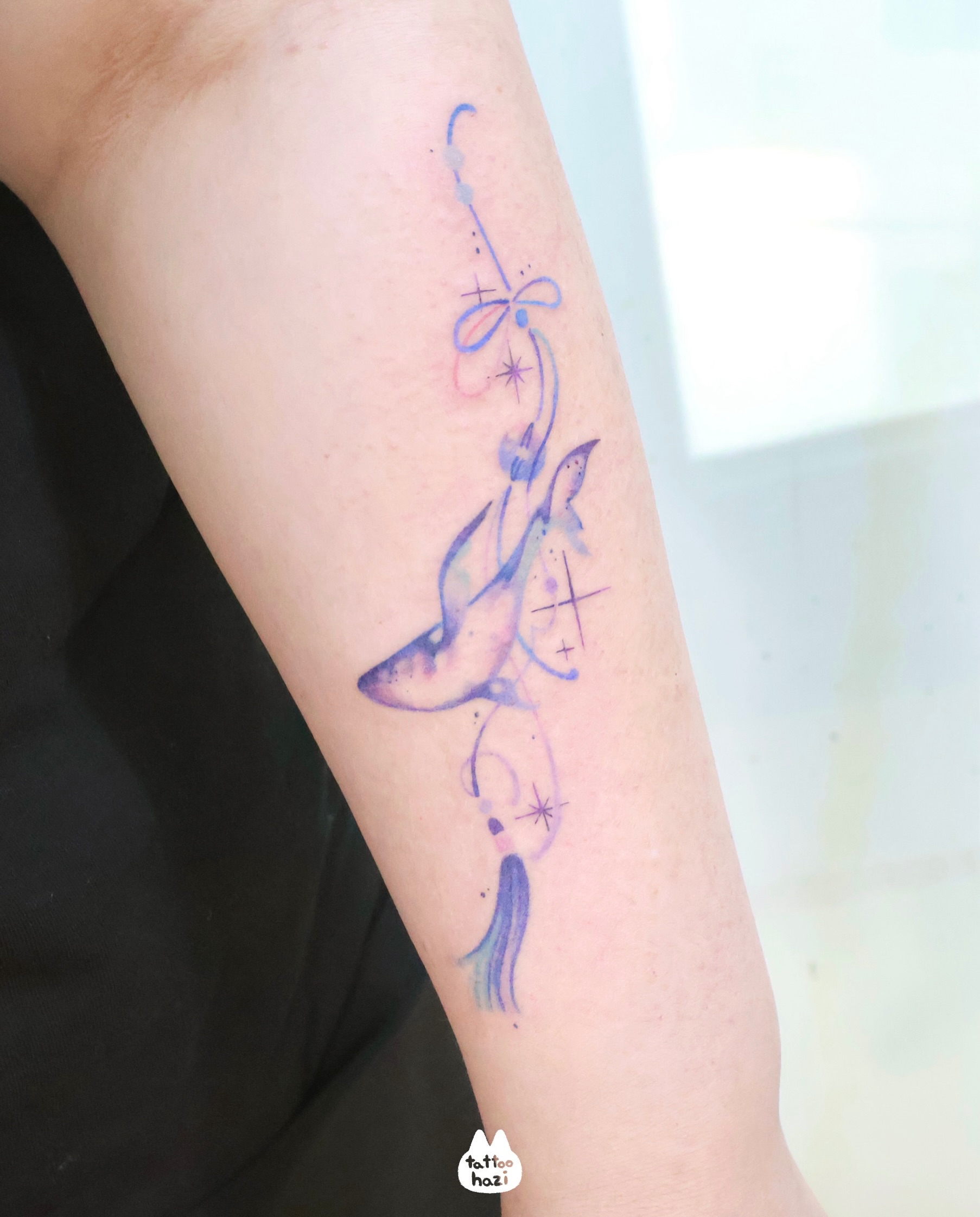 Tattoo by @tattoo_hazi — watercolor