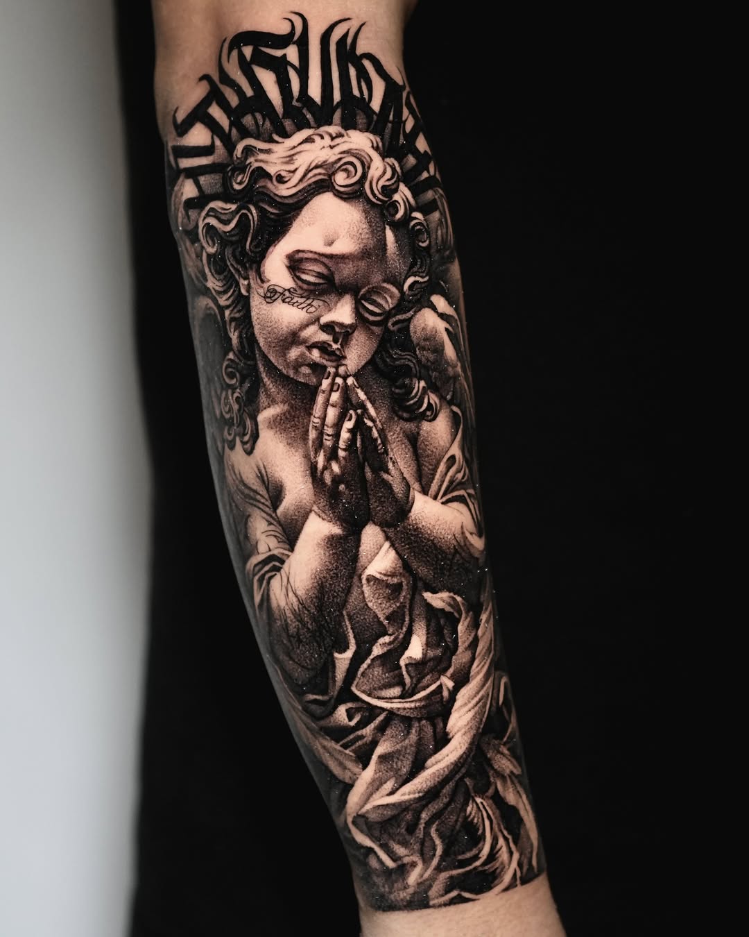 Tattoo by @micogeologo_tattoo — realism, black_and_grey