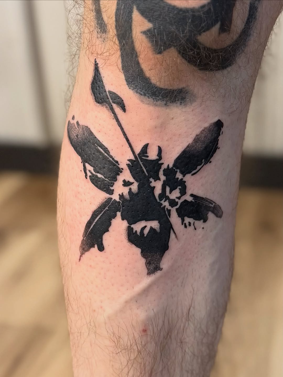 Tattoo by @sailorzactattoos β blackwork