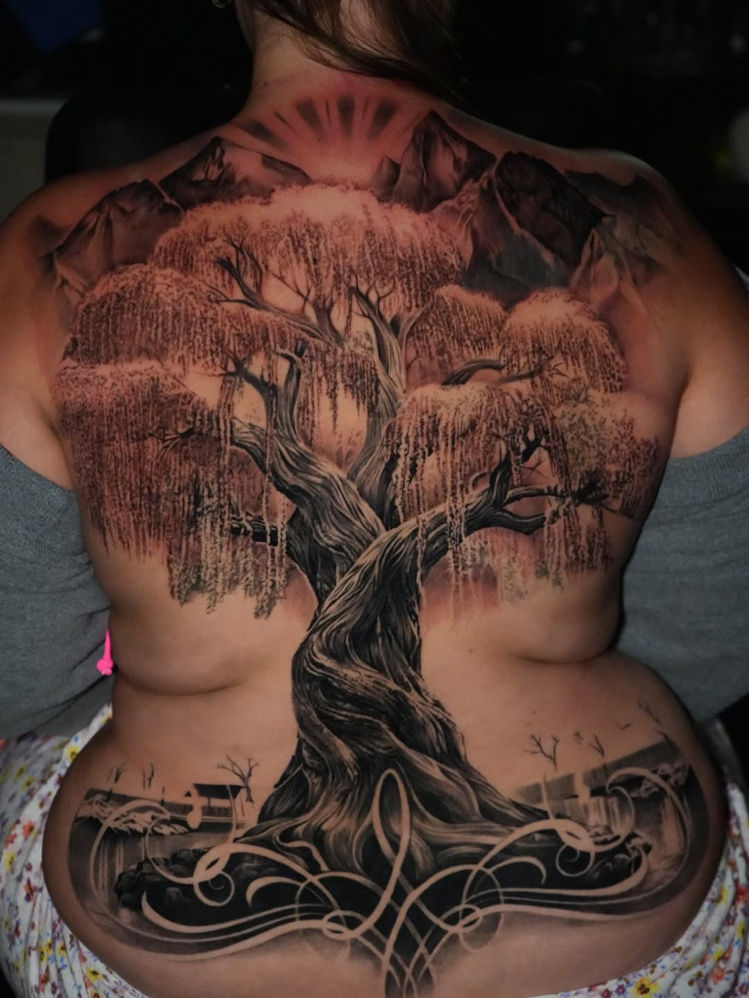 Tattoo work at Fort Wayne Tattoo Convention 2026