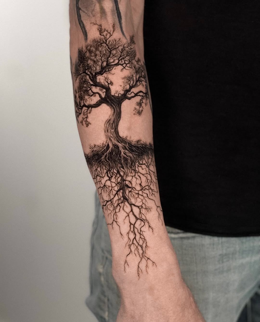 Tattoo by @blackbird_tattooer — realism, black_and_grey
