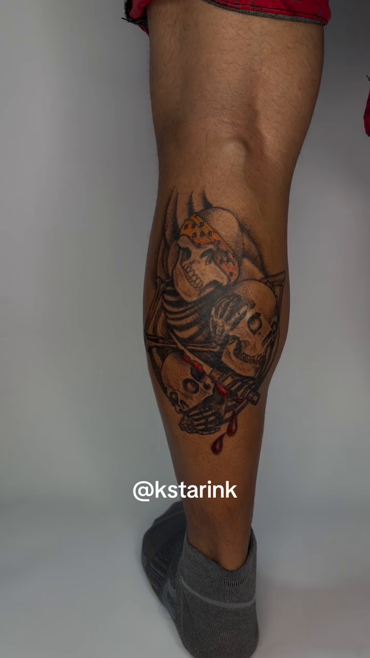 Tattoo by @kstarink — dark_realism, black_and_grey