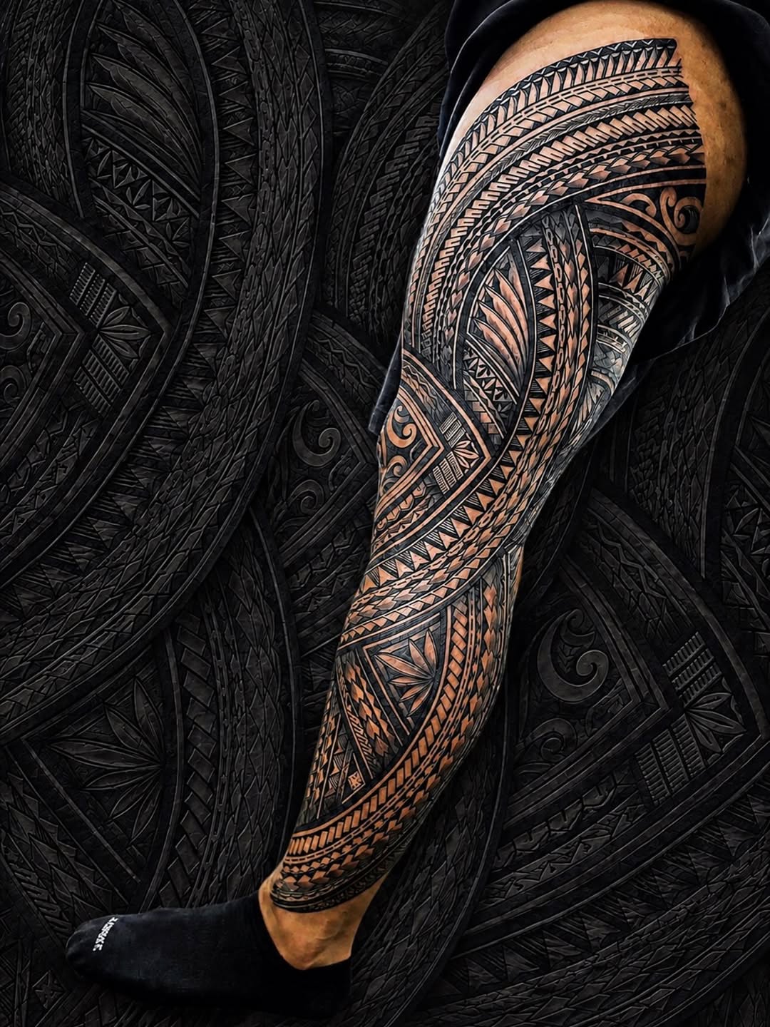 Tattoo by @julianotattoo — tribal, blackwork