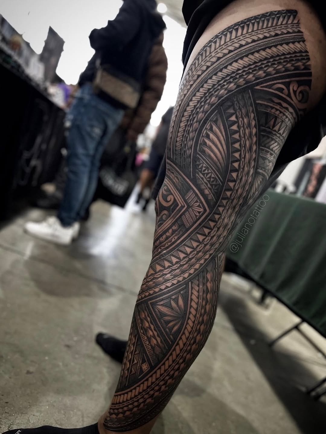 Tattoo by @julianotattoo — tribal, blackwork