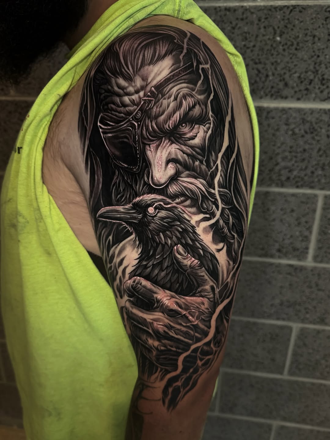 Tattoo work at Bizarre Bazaar Tattoo Convention 2026