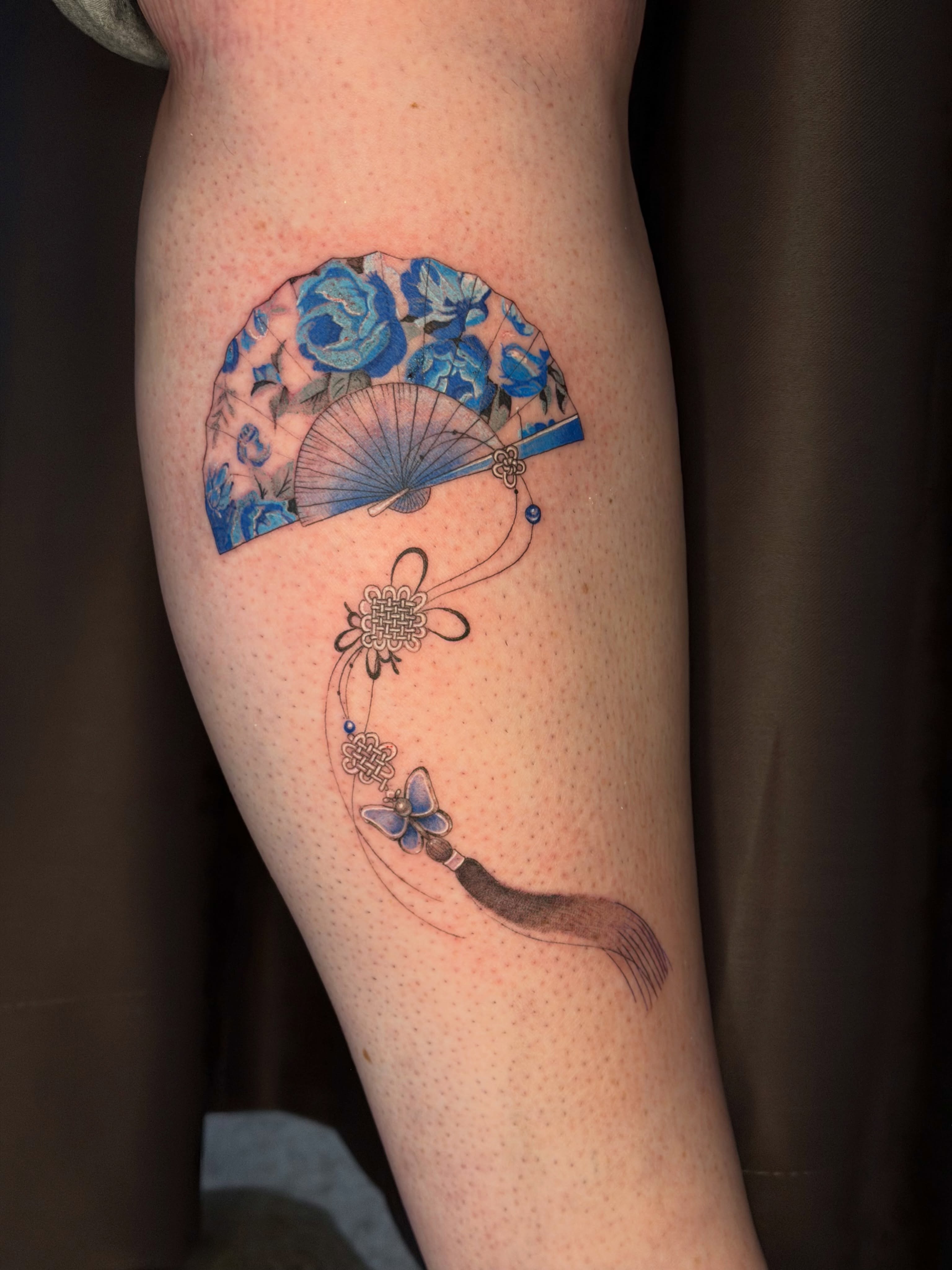 Tattoo by @heliast.tattoos — dotwork, watercolor