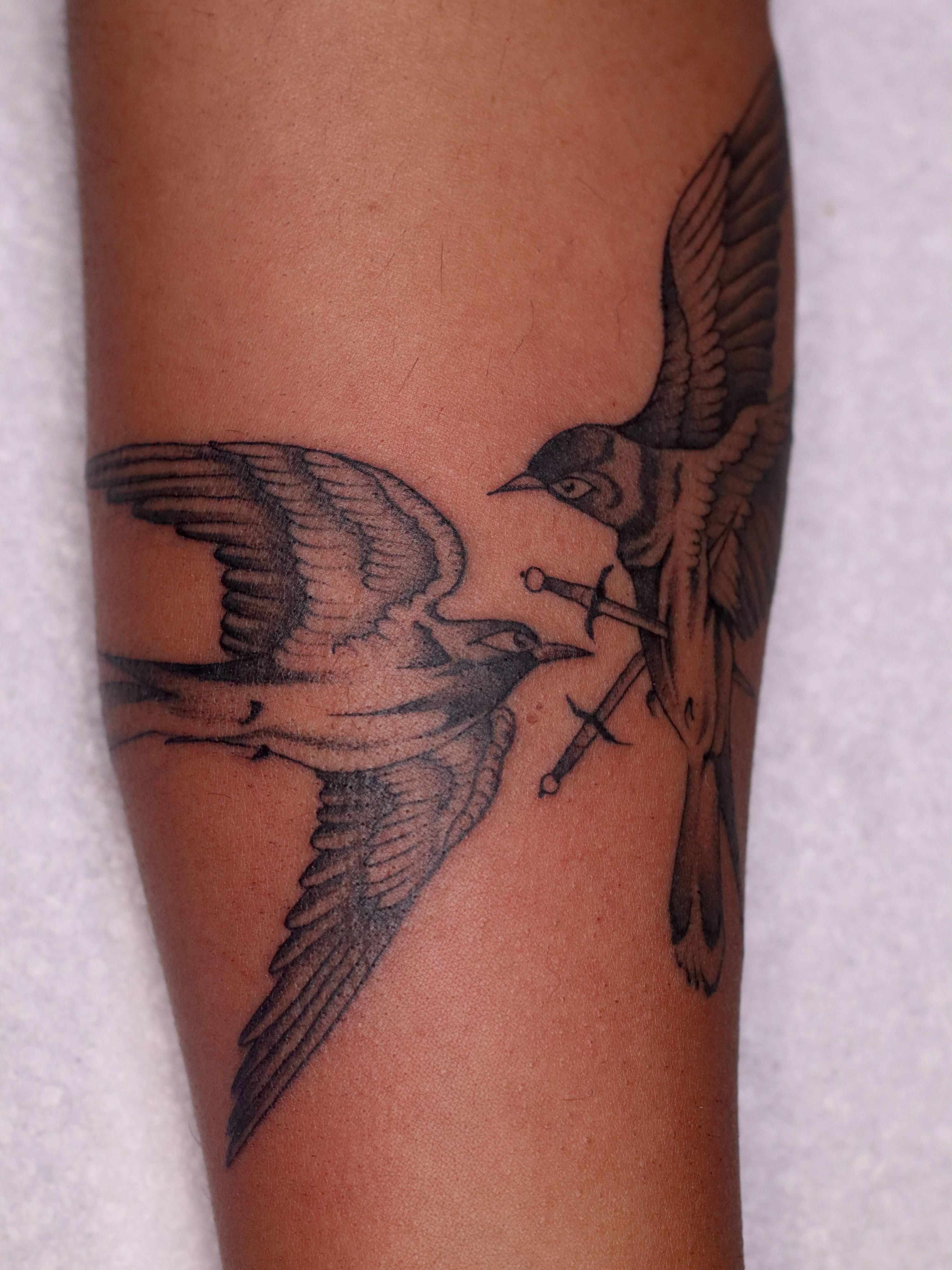 Tattoo by @nik.checots — black_and_grey