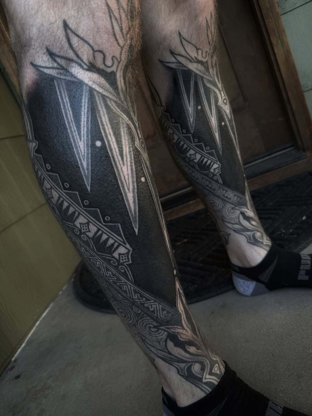 Tattoo by @sanctumsenunatattoo — blackwork, ornamental