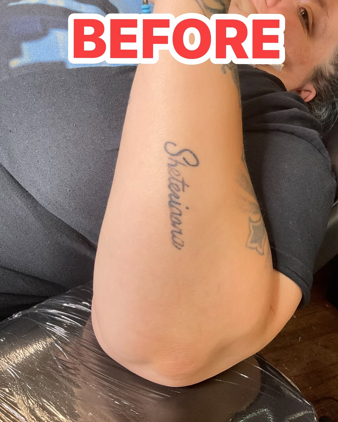 Tattoo by @tattoosbydonnienash — lettering_script