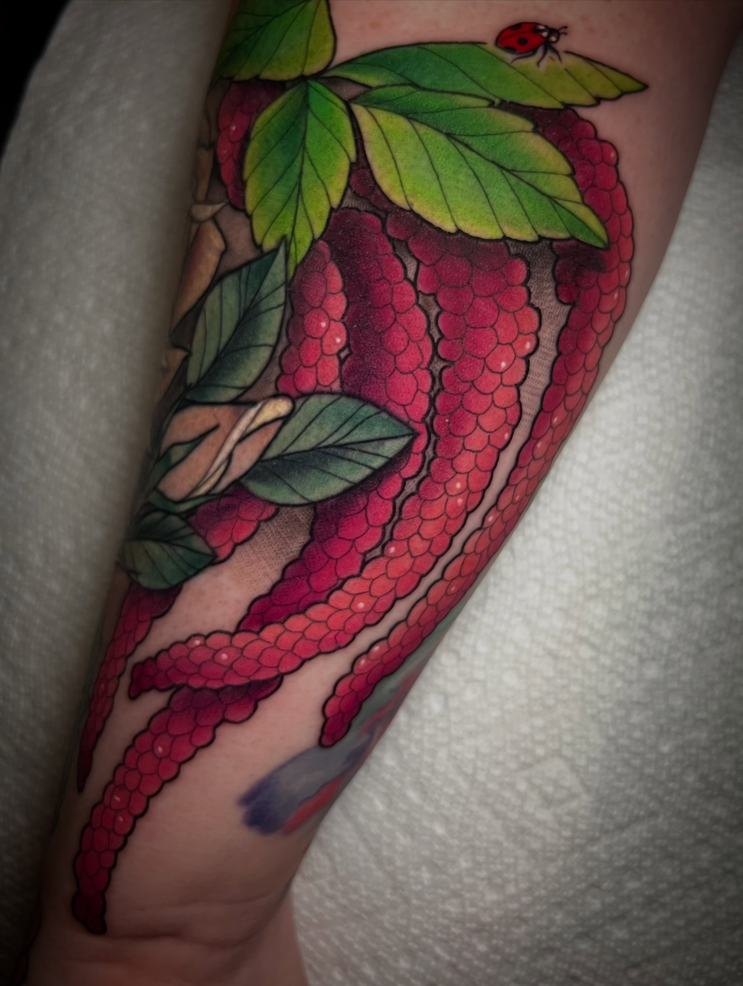 Tattoo by @katienowicki — dotwork, realism