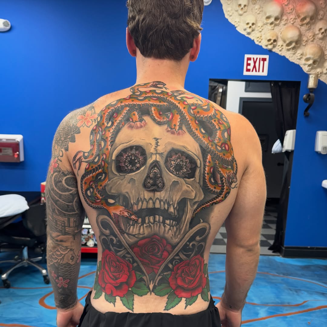 Tattoo by @lallen_tattoo — realism, dark_realism